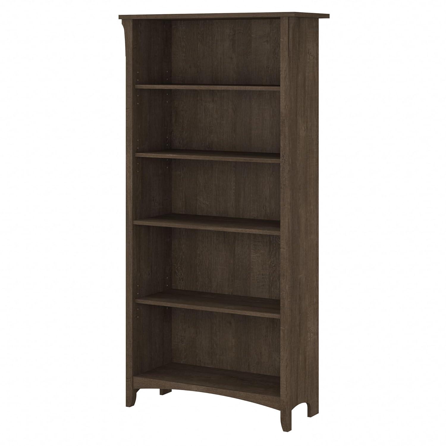 Red Barrel Studio® Khadesha 5 Shelf 63" Standard Bookcase