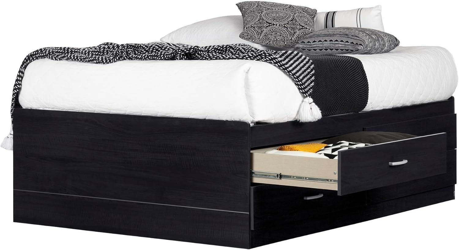 Step One Full Platform Bed with Drawers