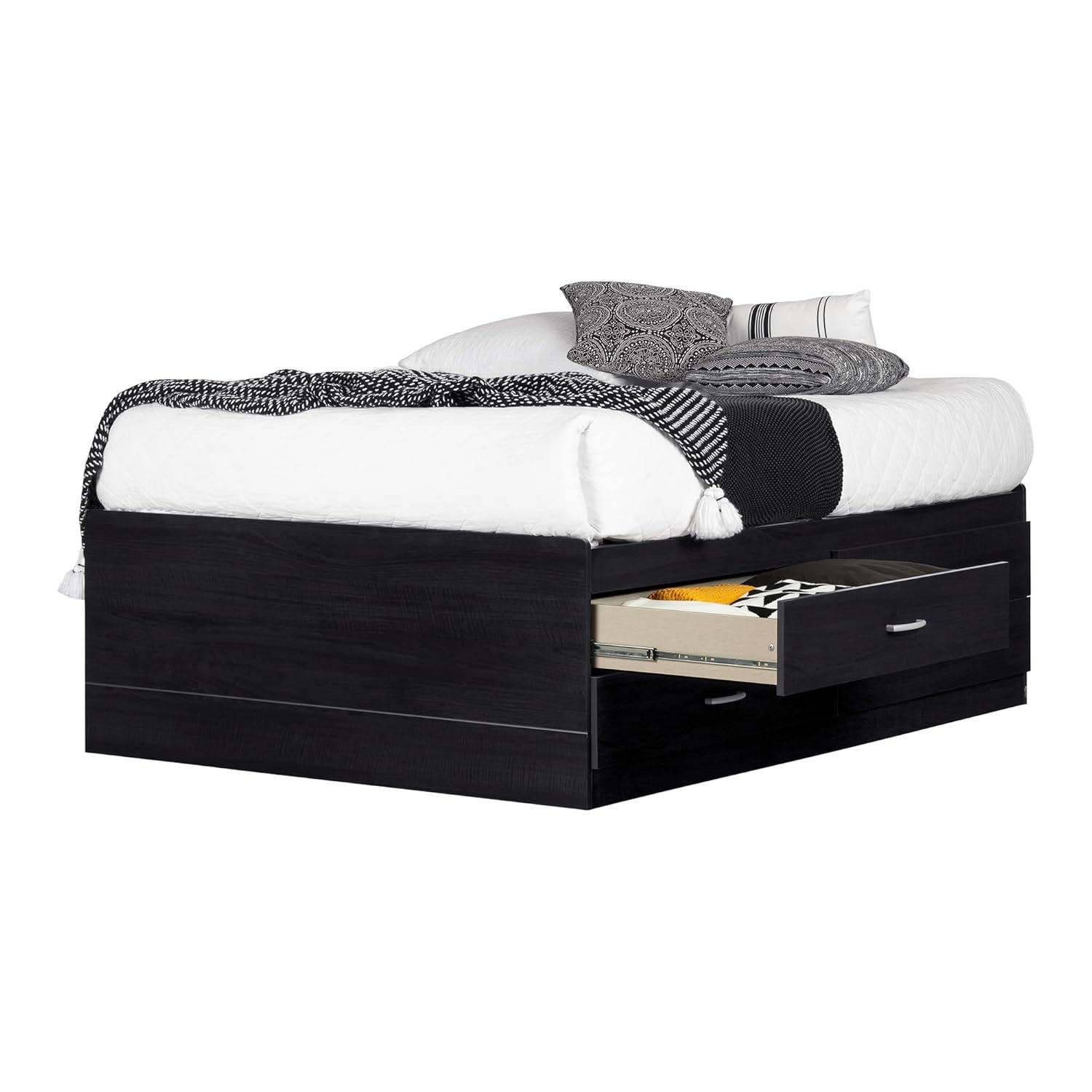 Step One Full Platform Bed with Drawers