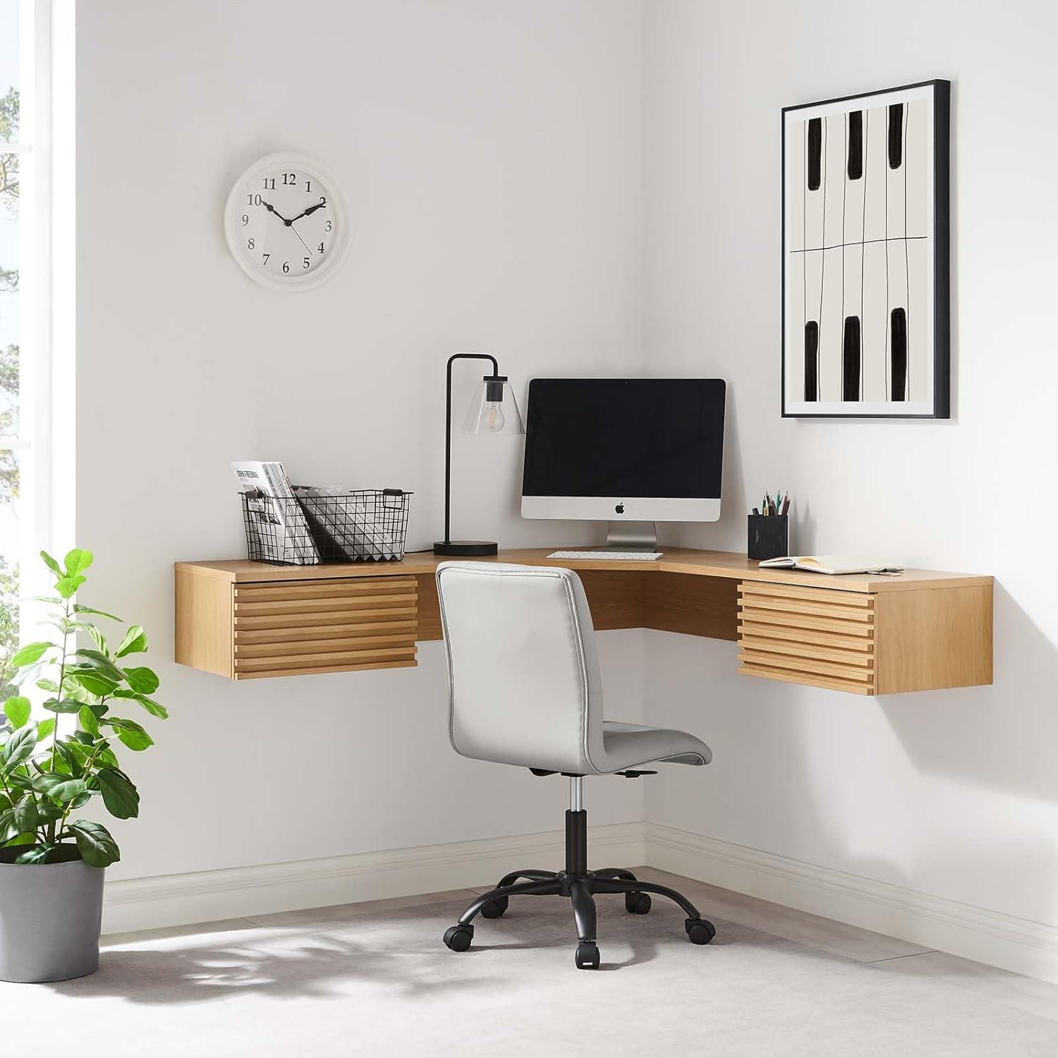 Modway Modway Render Wall Mount Corner Office Desk