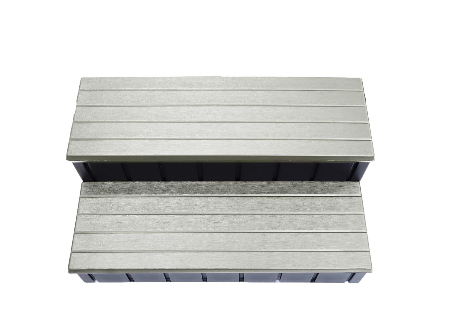 Confer Plastics Confer Plastics 36" Storage Spa Steps Espresso