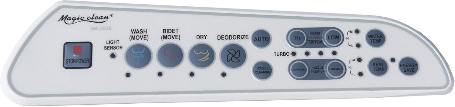 Sunpentown SB-2036S Magic Clean Bidet with Dryer - Round