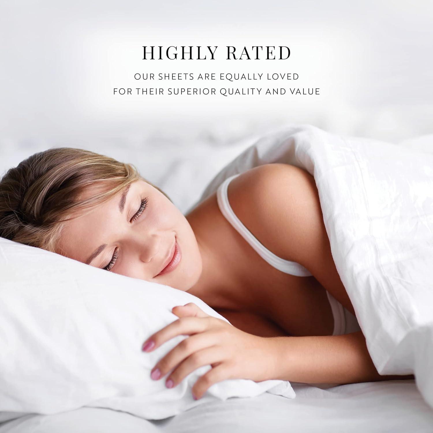 Simply Soft Brushed Microfiber Solid 6 Piece Sheet Set