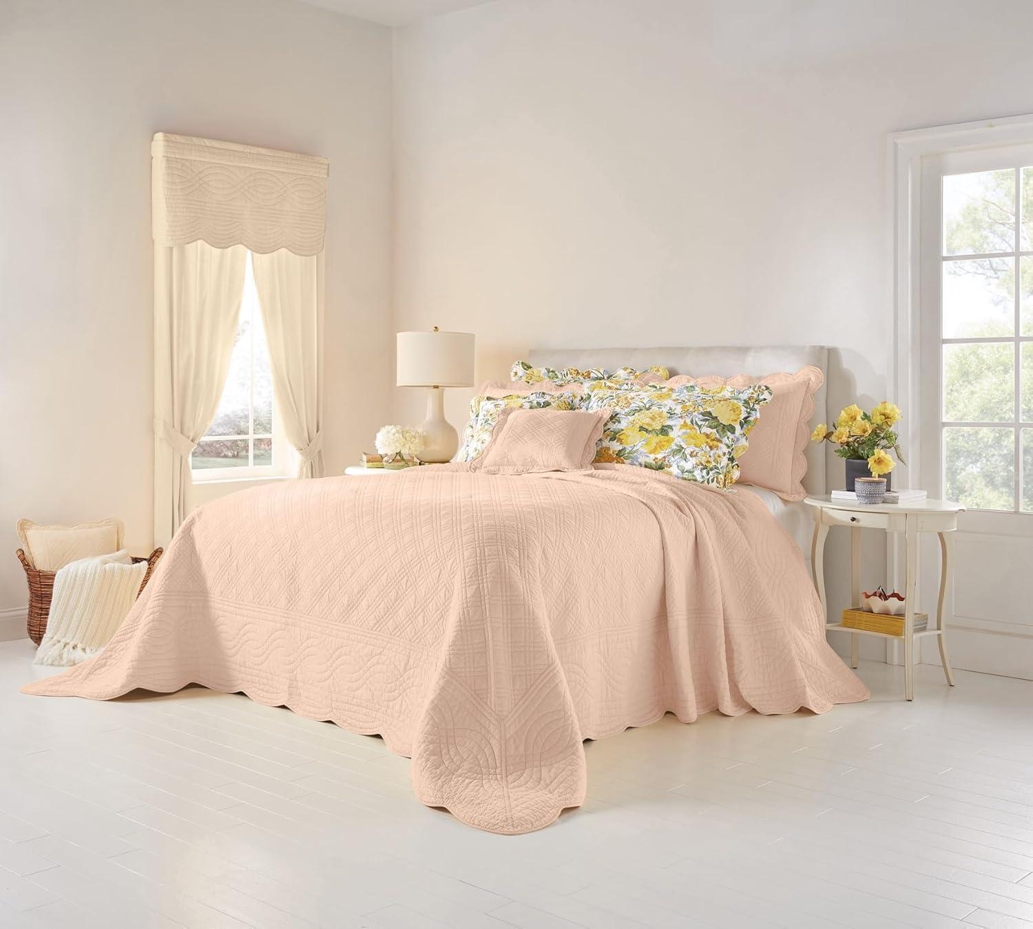 BrylaneHome Florence Oversized Bedspread - Twin, Floral Multi