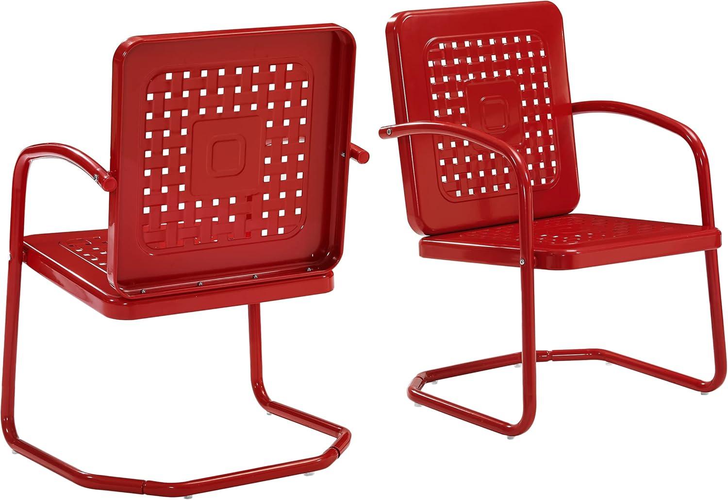 2pk Bates Outdoor Steel Arm Chairs - Crosley