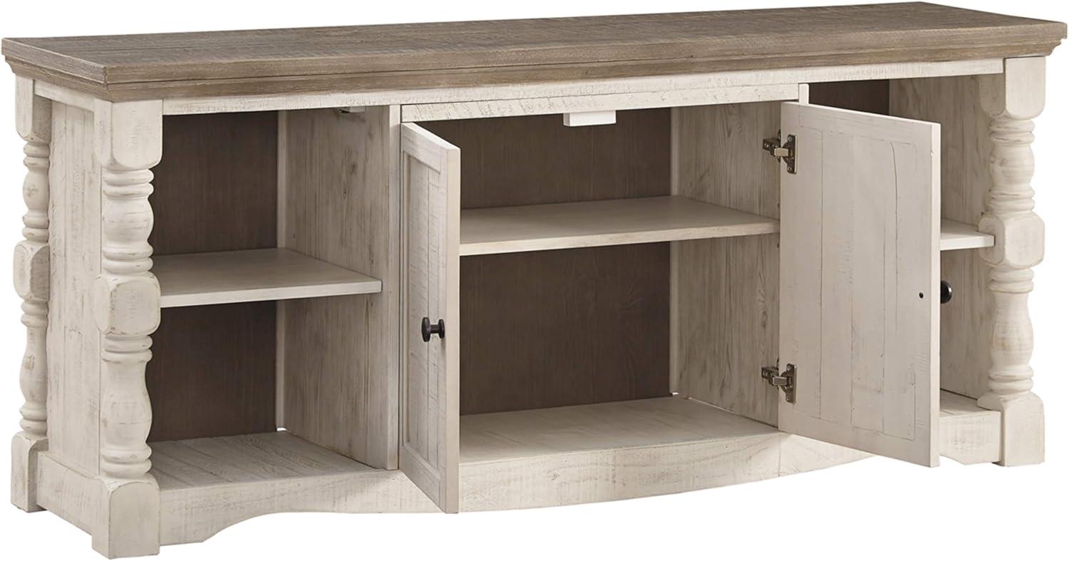 Havalance TV Stand for TVs up to 67" White - Signature Design by Ashley: Modern Farmhouse Media Console with Cable Management