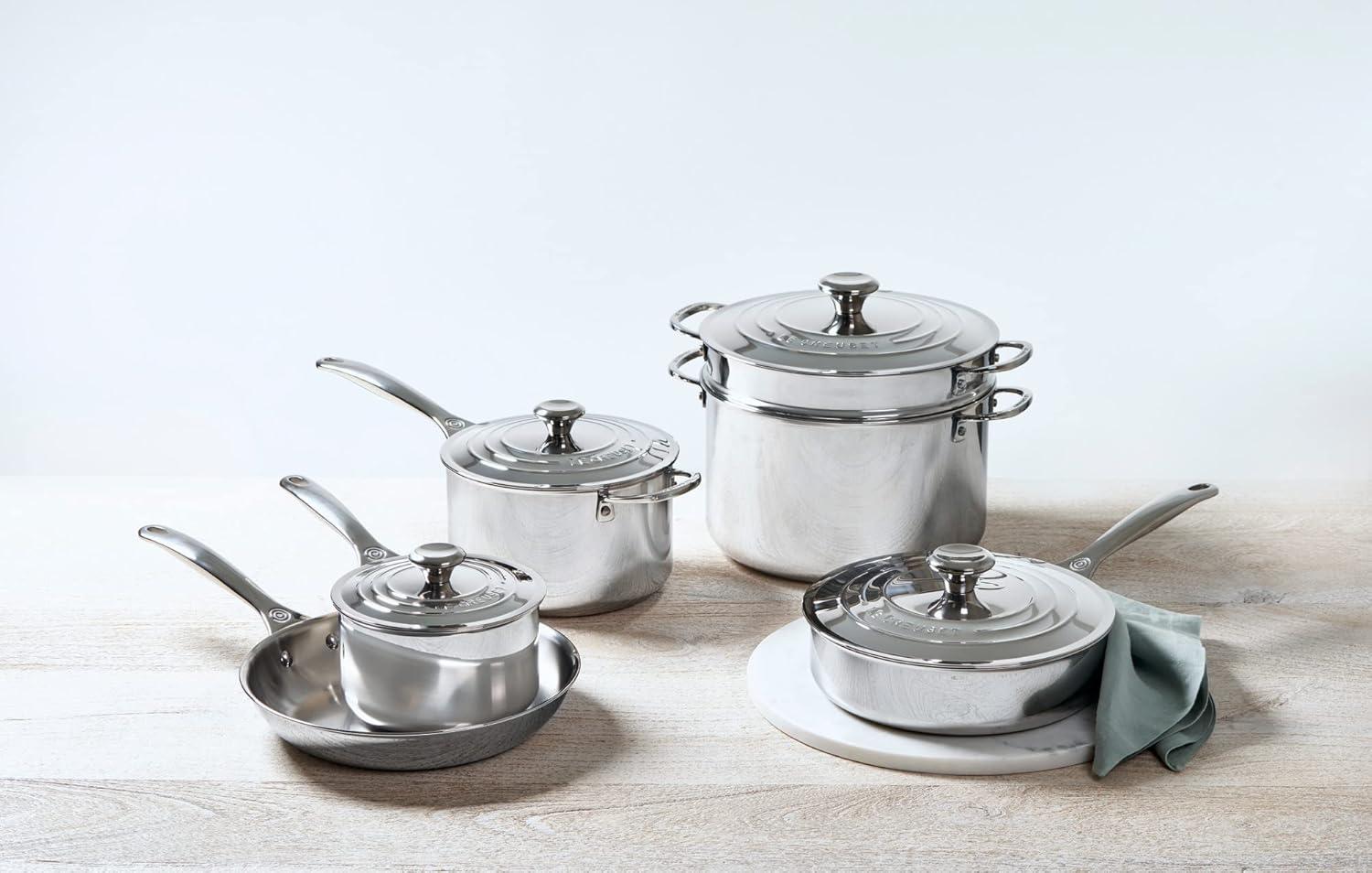 Le Creuset ® Signature Stainless Steel 10-Piece Cookware Set