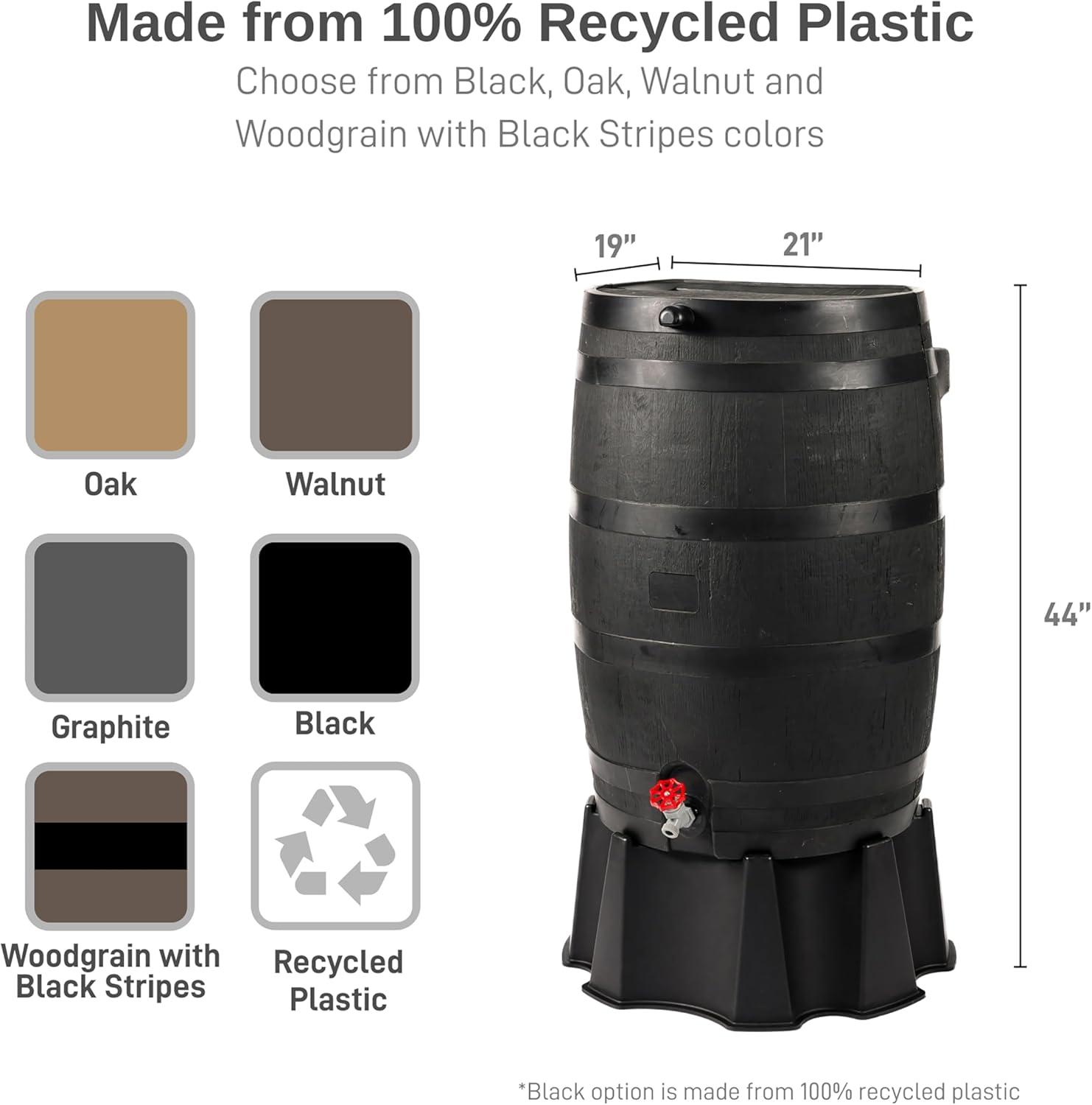 RTS Companies RTS Home Accents 50 Gallon Eco Rain Barrel