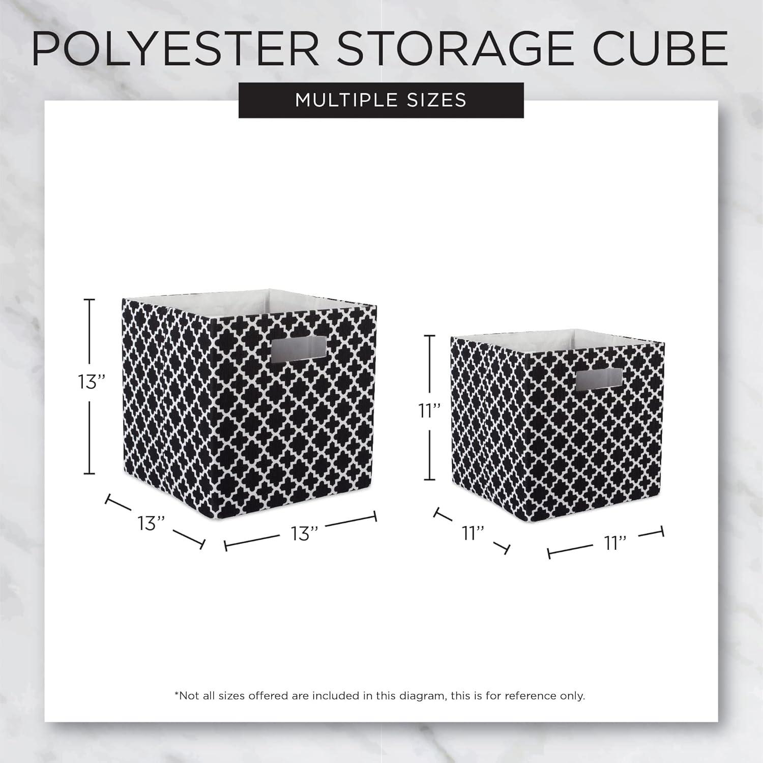 Polyester Cube Solid Teal Square 13x13x13