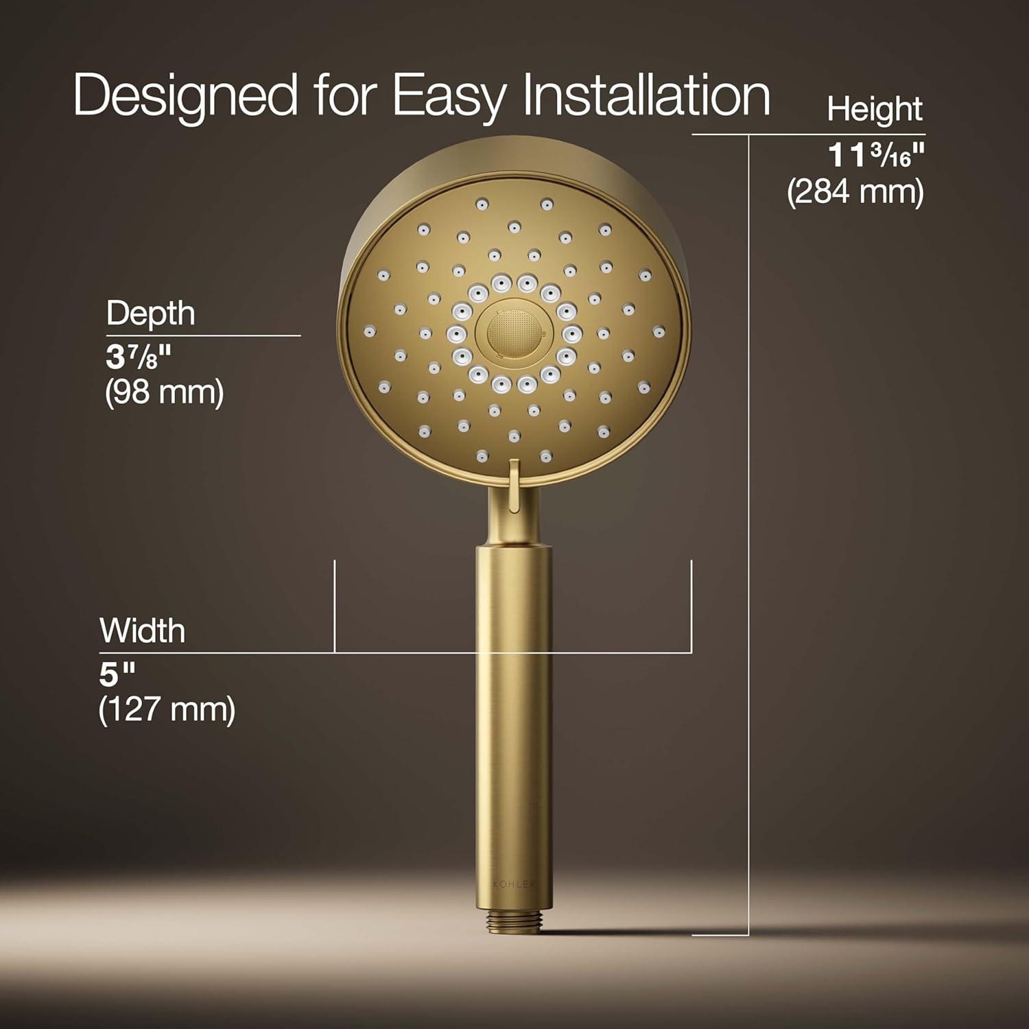 Purist® Multifunction Handheld Shower Head with Katalyst Air-Induction Technology