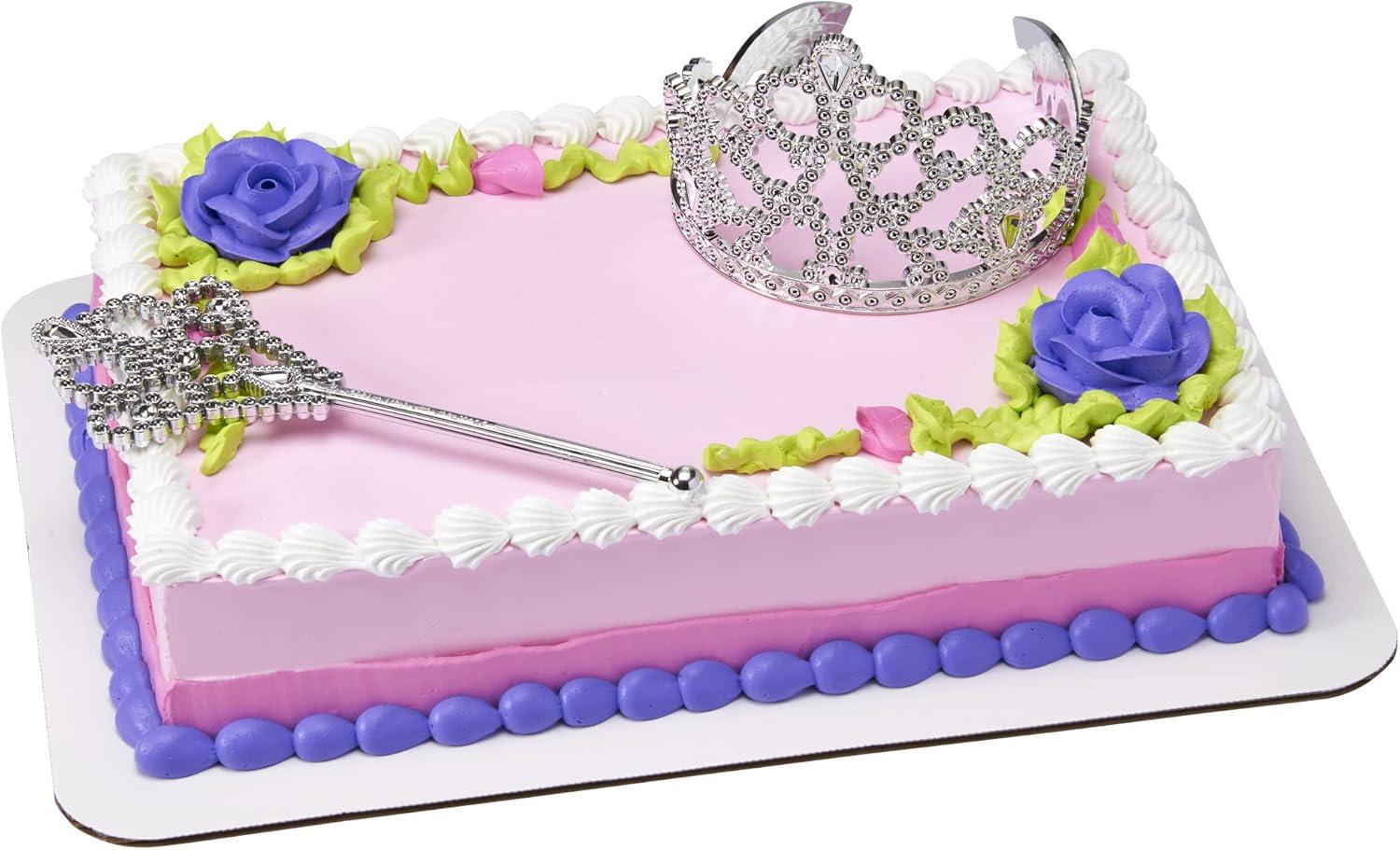 A Birthday Place Princess Crown Tiara and Scepter Cake Decorating Set