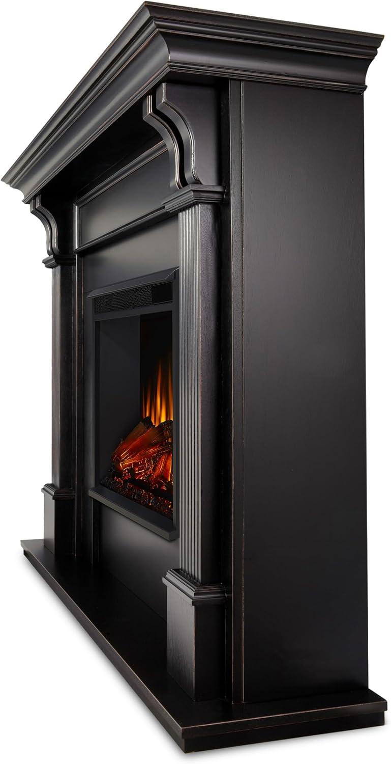 Ashley Blackwash 48" Electric Fireplace with Mantel