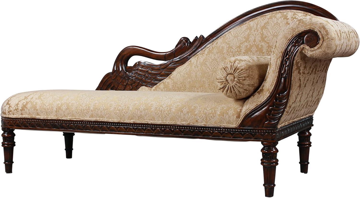 Design Toscano Swan Fainting Couch: Left Version