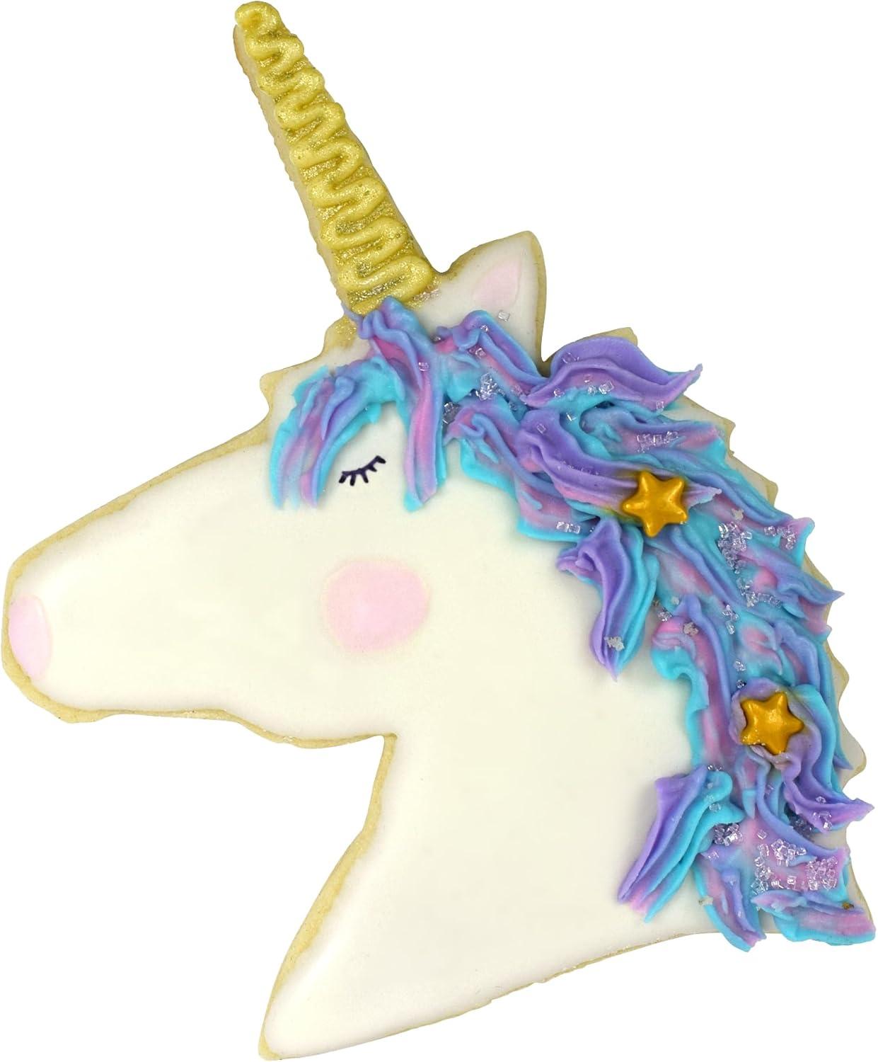 R&M Cortador de Galletas Internacional Unicorn Head de 4,75"