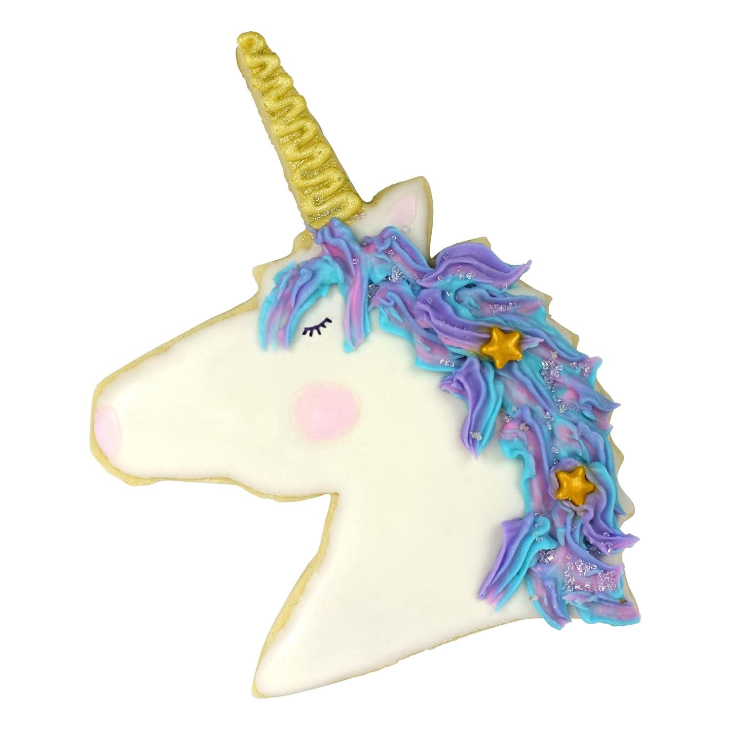 R&M Cortador de Galletas Internacional Unicorn Head de 4,75"