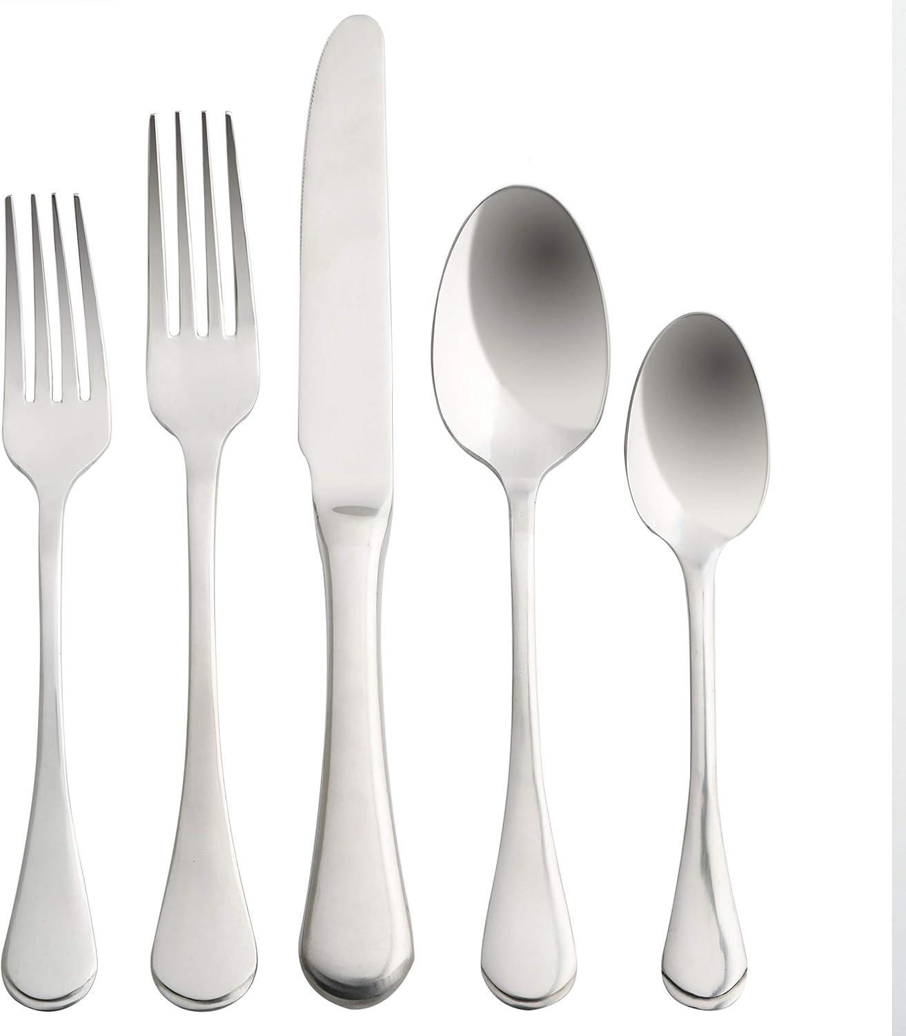 Gibson Manchester 20-Piece Stainless Steel Flatware Set