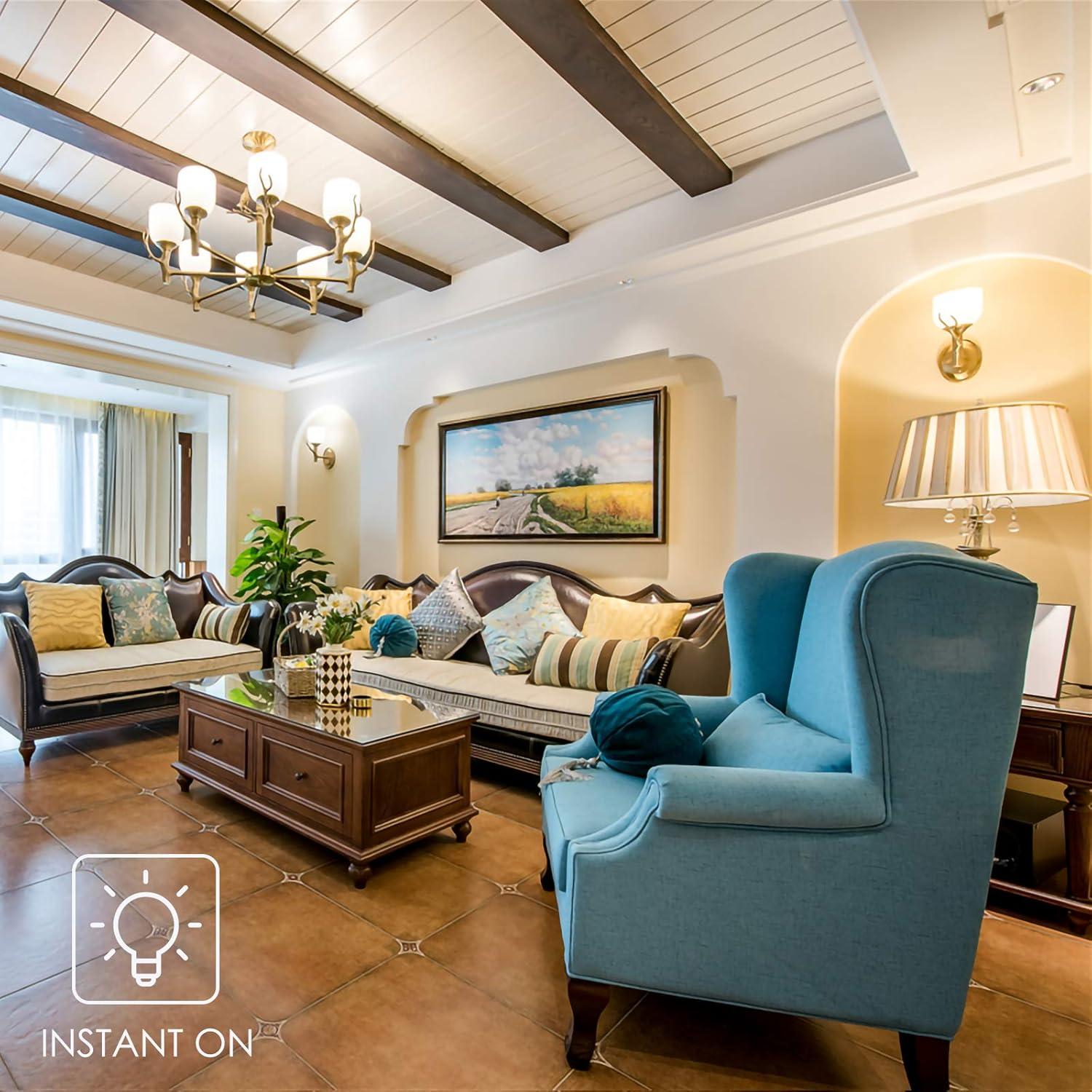 YGA03C59-10W 10 Watt A19 LED Light Bulb E26/Medium (Standard) Non-Dimmable,1200lm,4000K