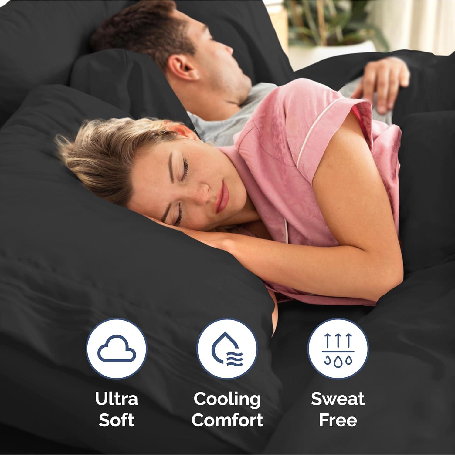 CGK Linens Extra Deep Pocket luxury Sheet Set - Solid Ultra Soft & Cooling Sheet Sets