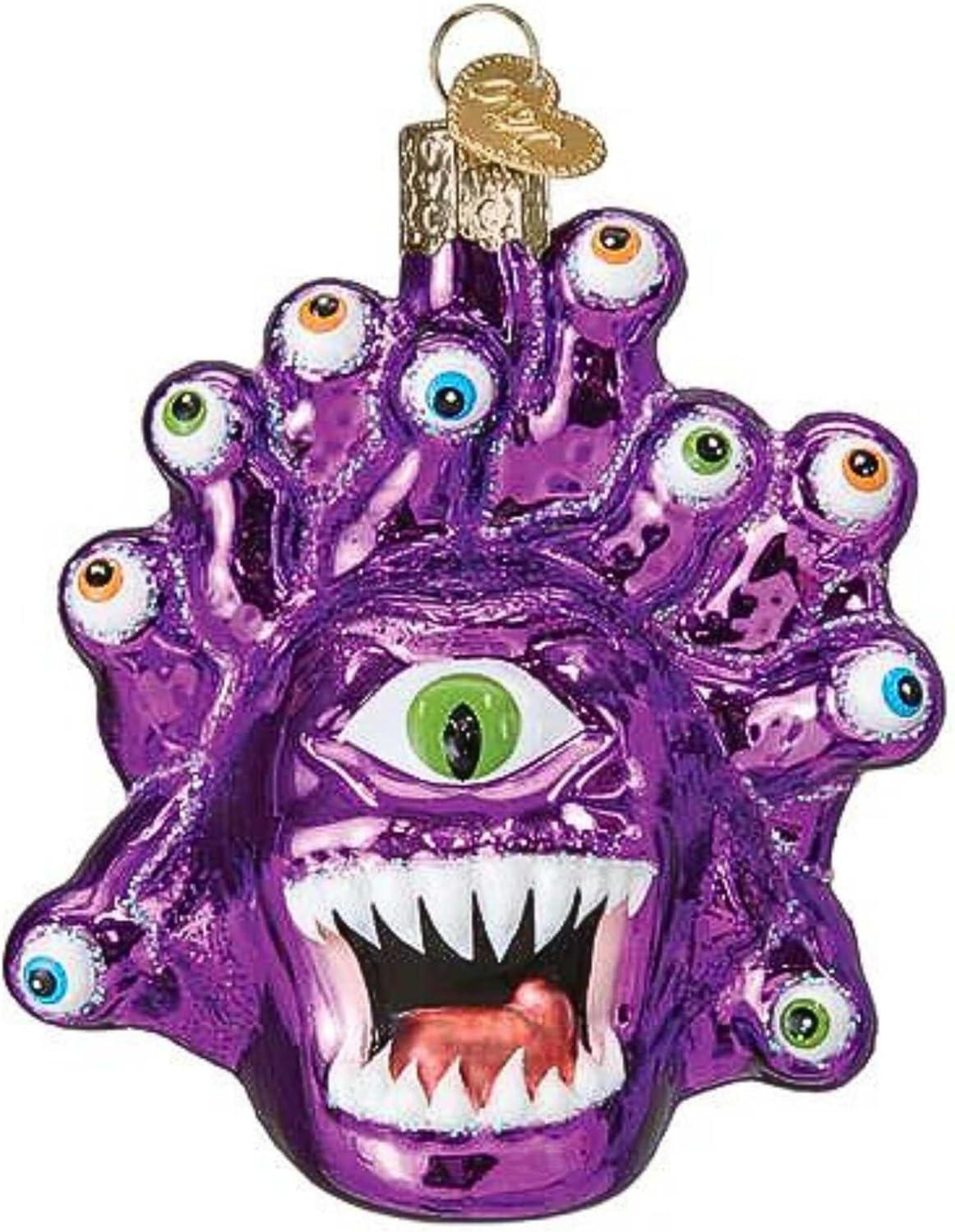 Old World Christmas 3.5 Inch Dungeons & Dragons Beholder Honor Among Thieves Tree Ornaments