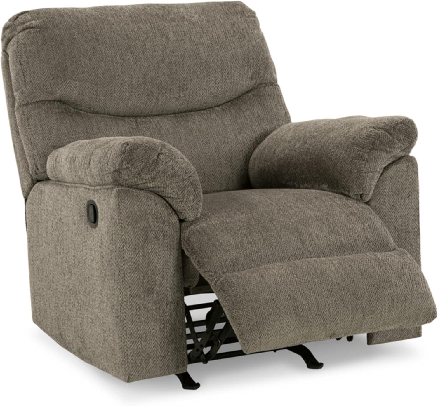 Alphons Putty 39'' Contemporary Metal Rocker Recliner