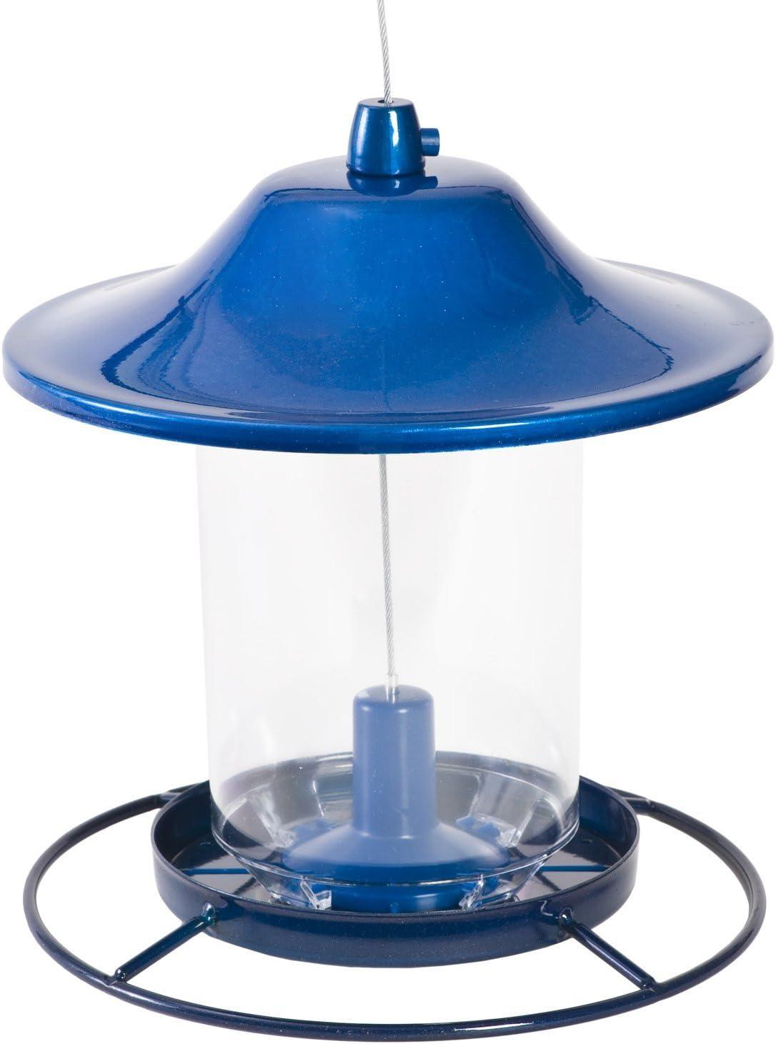 Perky-Pet Wild Bird 2 lb Metal/Plastic Panorama Bird Feeder 1 ports Model No 312R (Case of 2)
