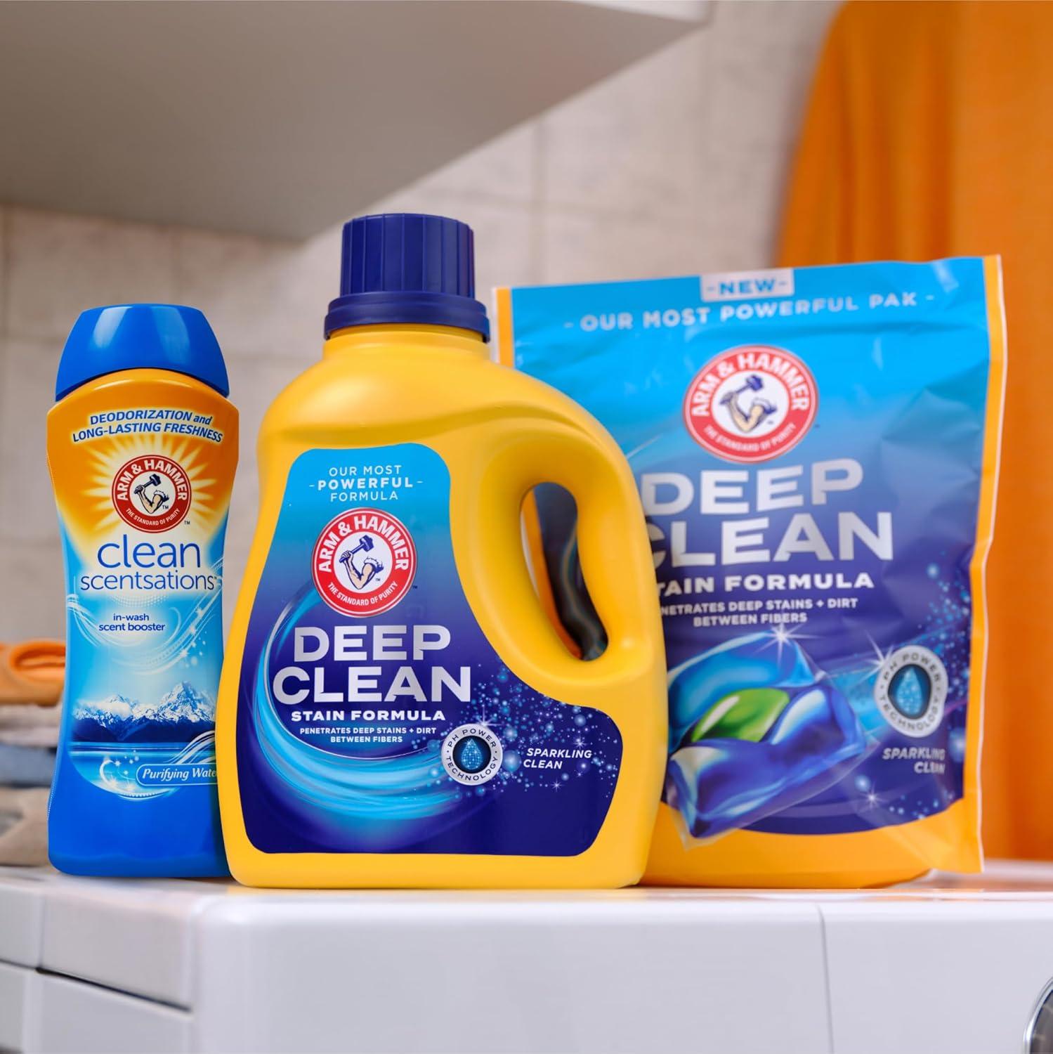 Deep Clean Stain Formula, Laundry Detergent Power Paks, 21 ct.