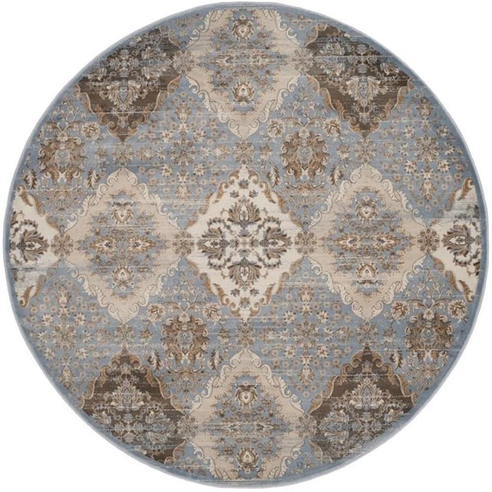 Vintage VTG572 Power Loomed Indoor Area Rug - Light Blue/Ivory - 5'1"x7'7" - Safavieh