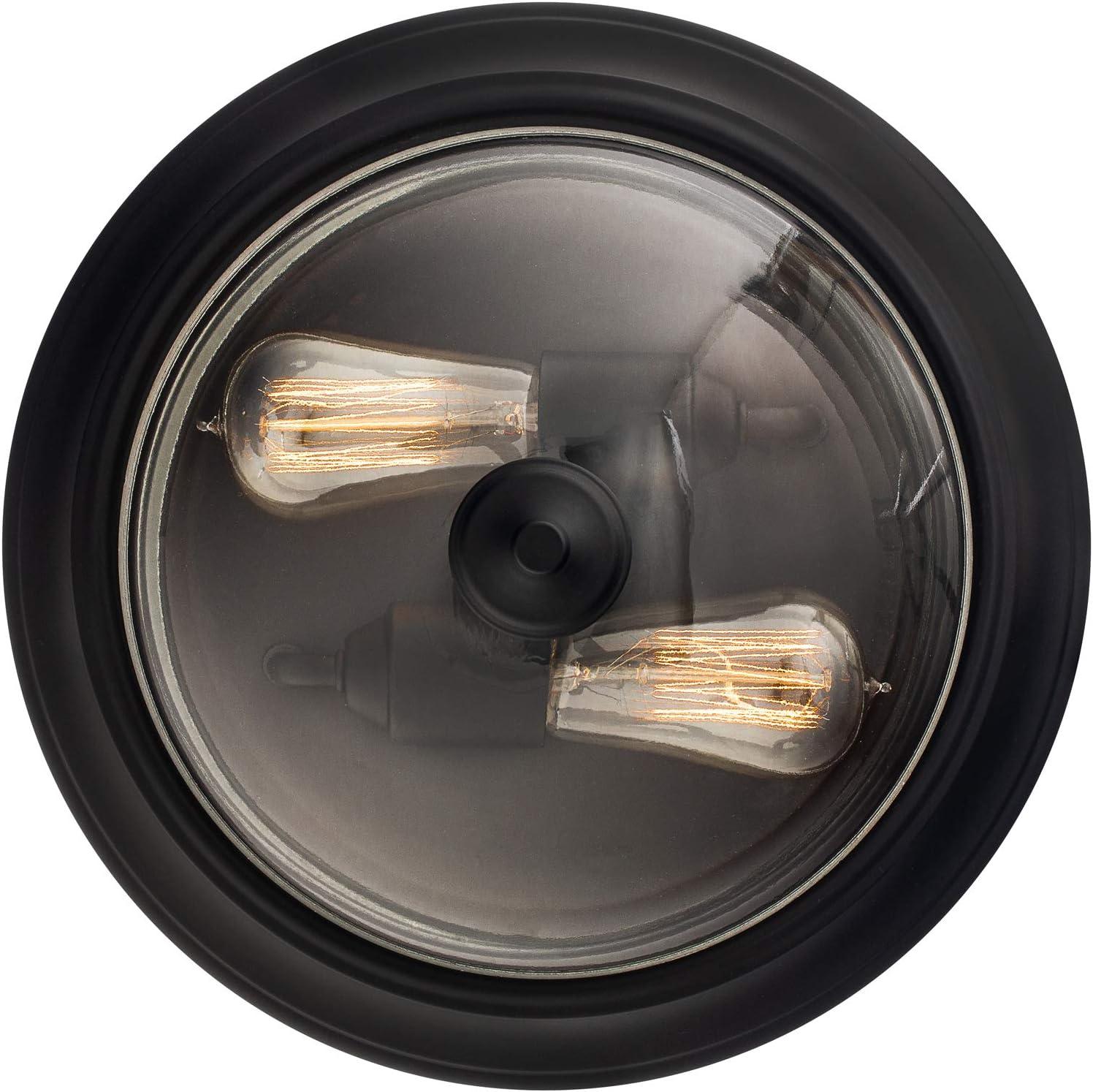Prominence Home Designer 2 -Light 13.0-in Satin Bronze Flush Mount Light