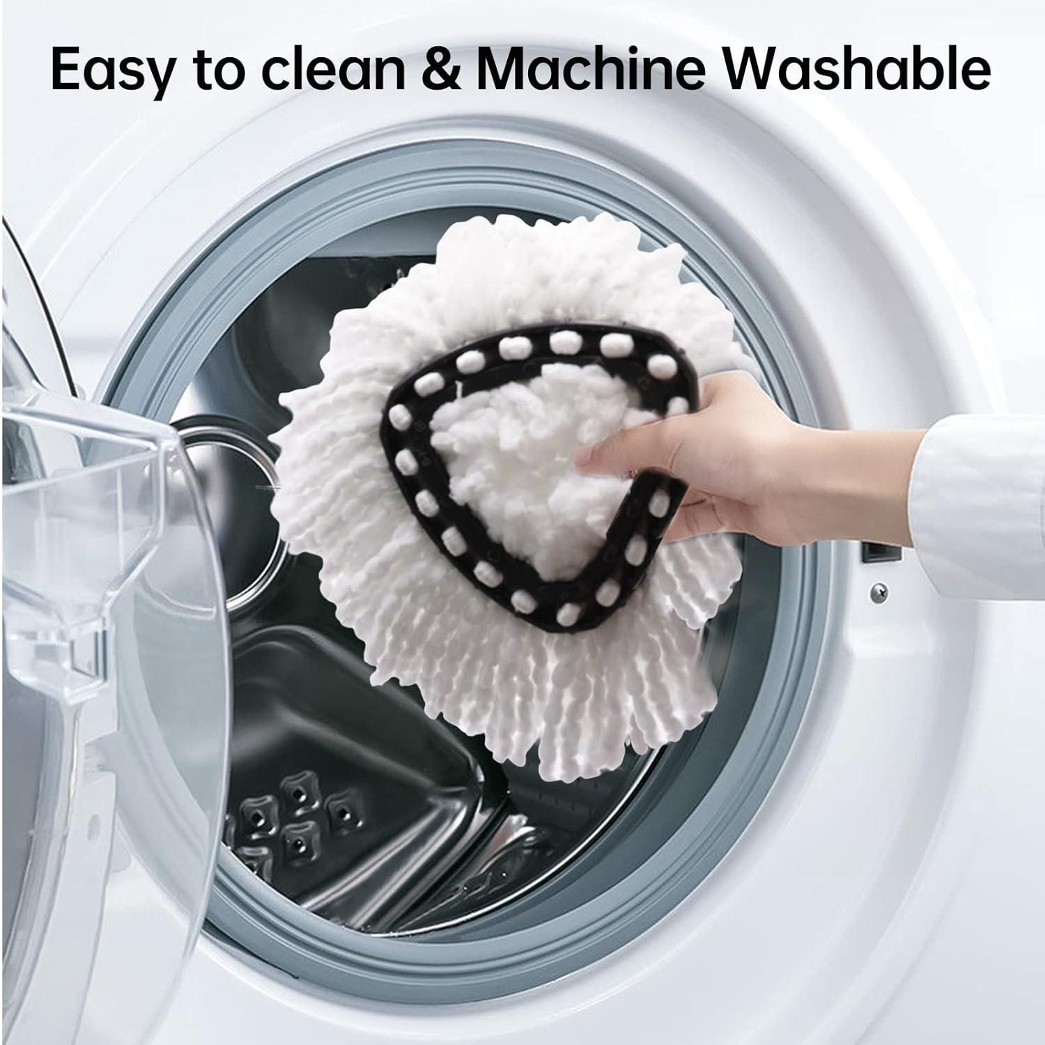 6 Pack Spin Mop Refill - Replacement Head Compatible with O cedar, Microfiber Spin Mop Refills,clean the floor. Easy Floor Cleaning Mop Head Replacement - Bonison
