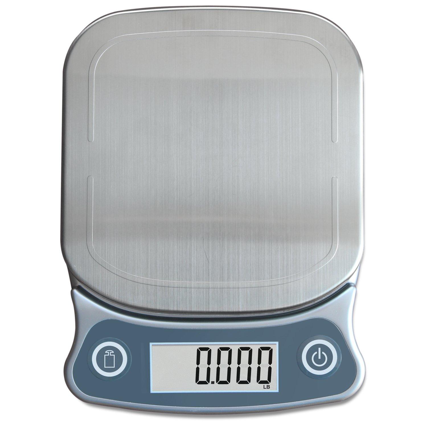 Stainless Steel Digital Kitchen Scale with LCD Display