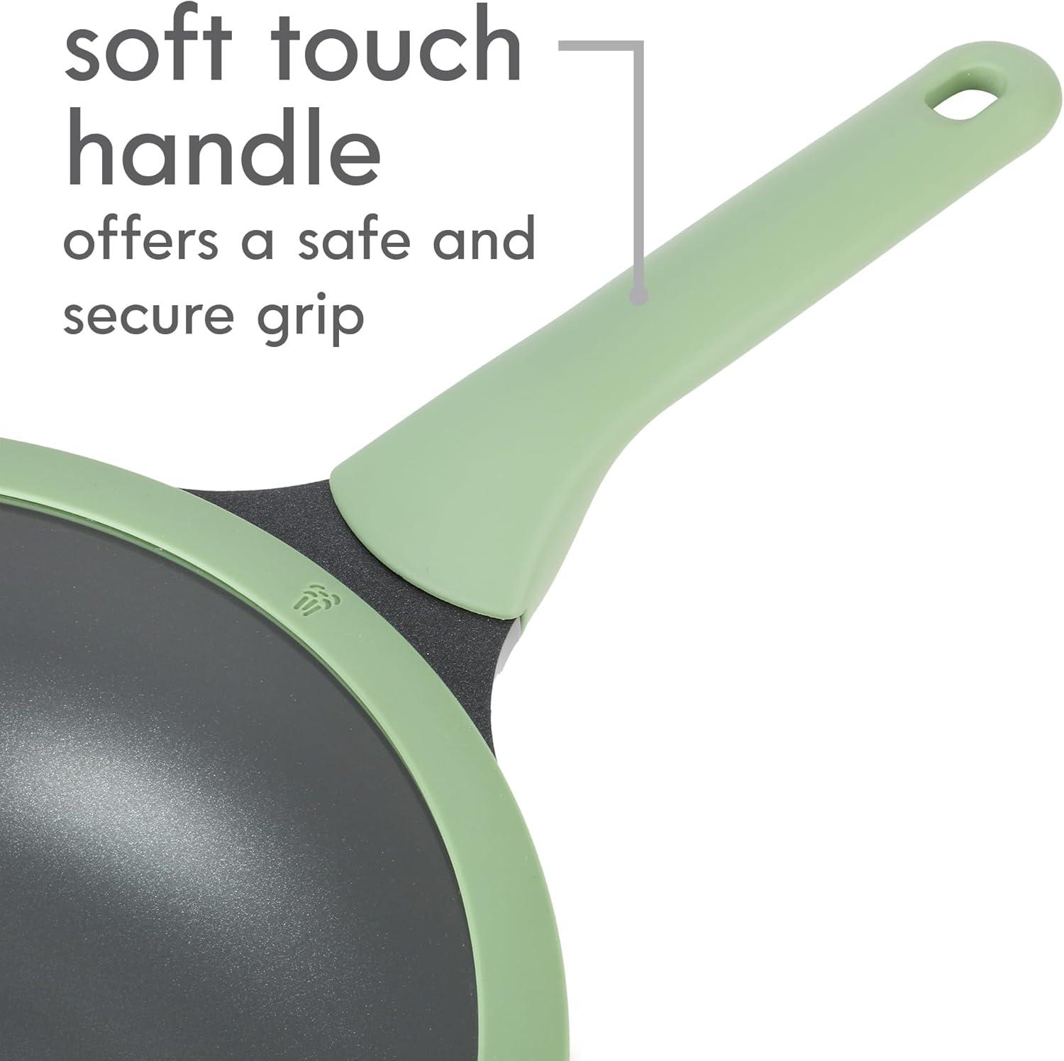 Kenmore Theodore 6 Quarts Non-Stick Aluminum Saute Pan with Lid