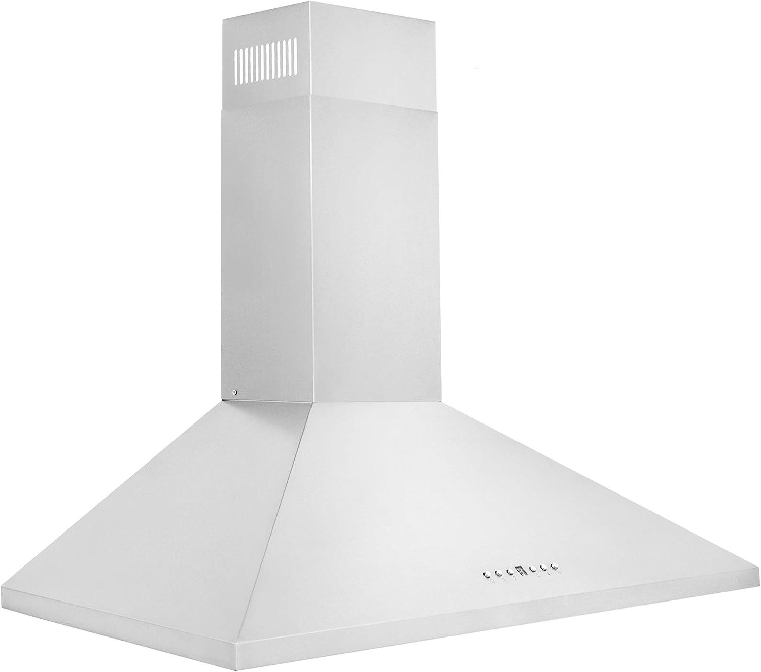 KL2 30" 400 CFM Convertible Wall Mount Range Hood in Brushed Stainless Steel