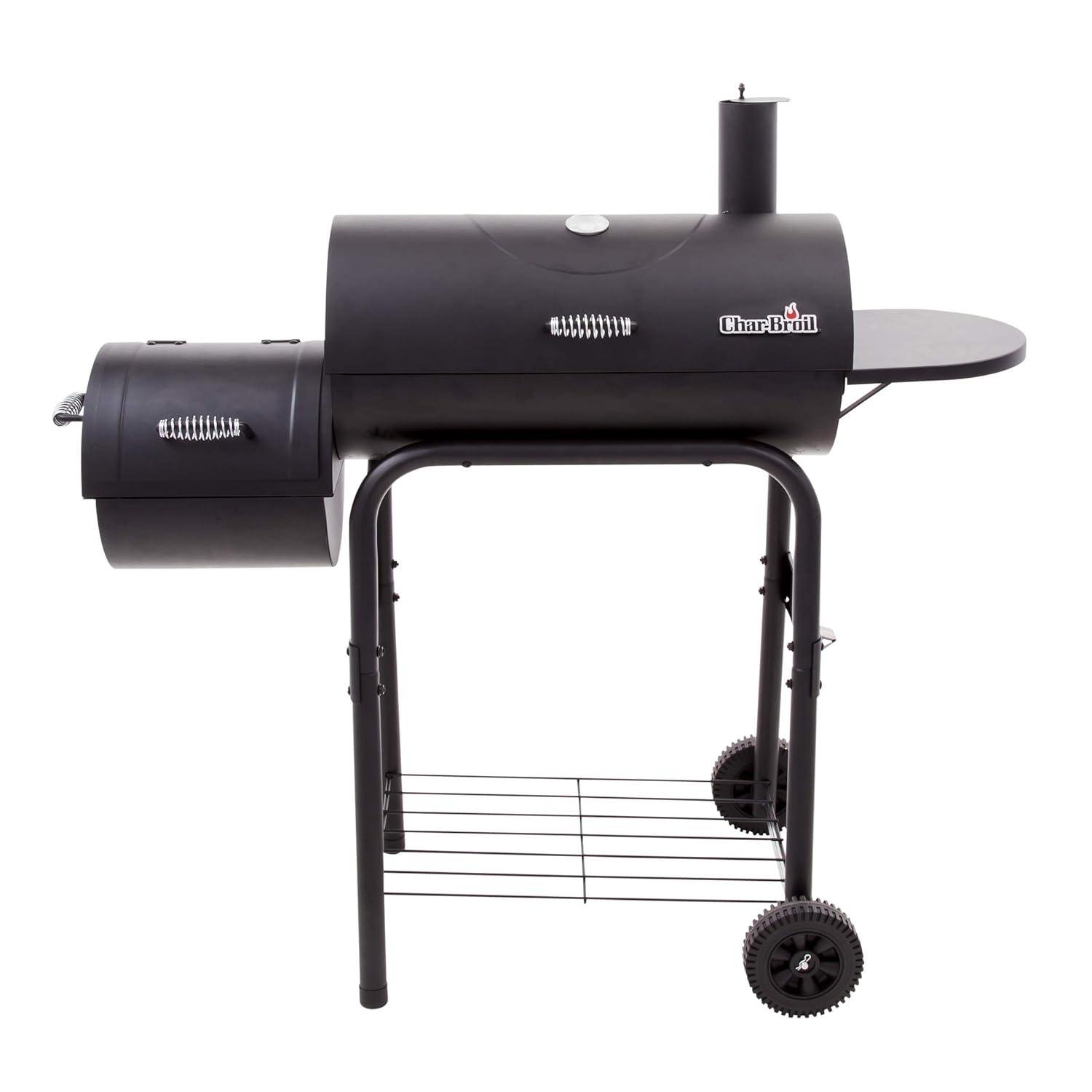 Charbroil Charbroil American Gourmet 430 Offset Barrel Charcoal Grill and Smoker