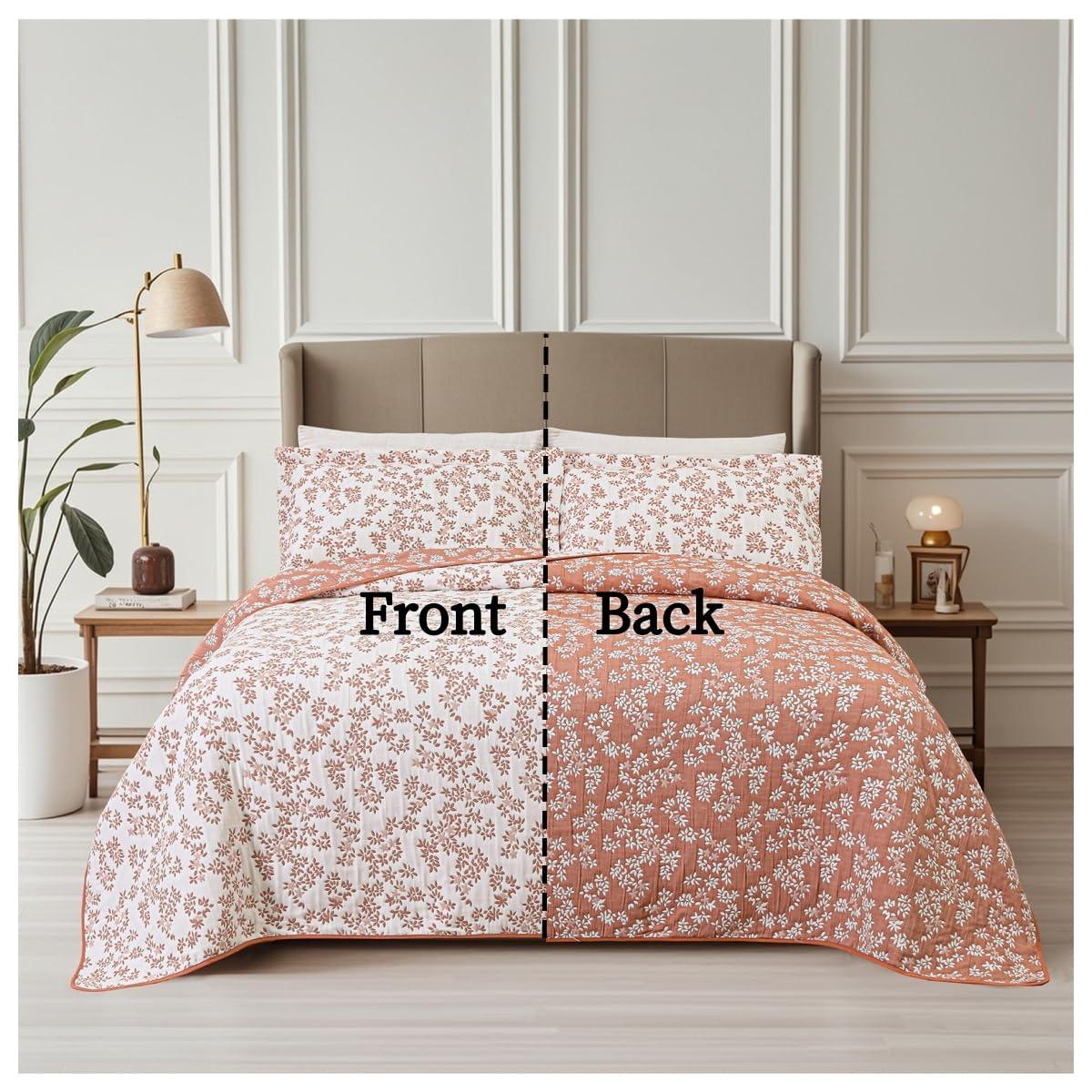 Marina Decoration Percale Floral Quilt Set