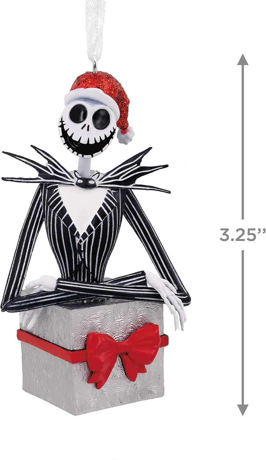 Hallmark Ornament (Disney Tim Burton's The Nightmare Before Christmas Jack Skellington in Present)