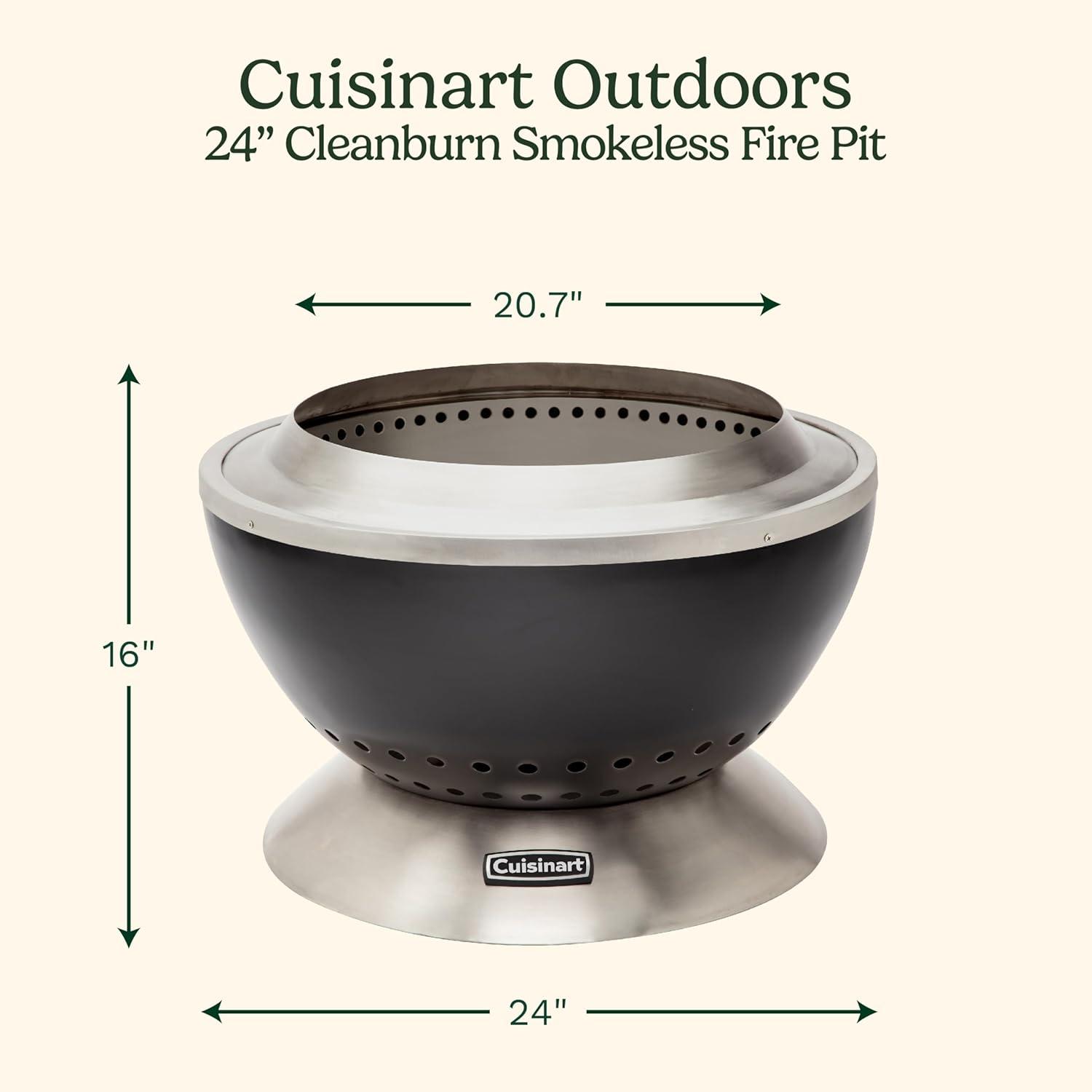 Cuisinart® 24" Round Cleanburn Fire Pit