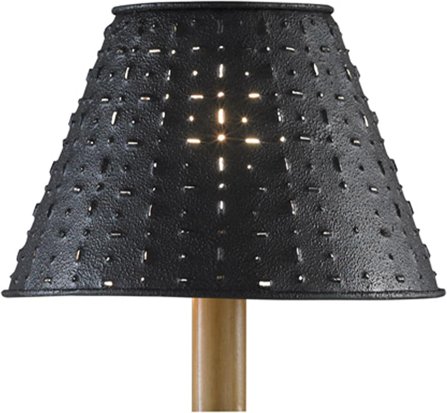 Park Designs Metal Dot Dash Shade - 14" - Black