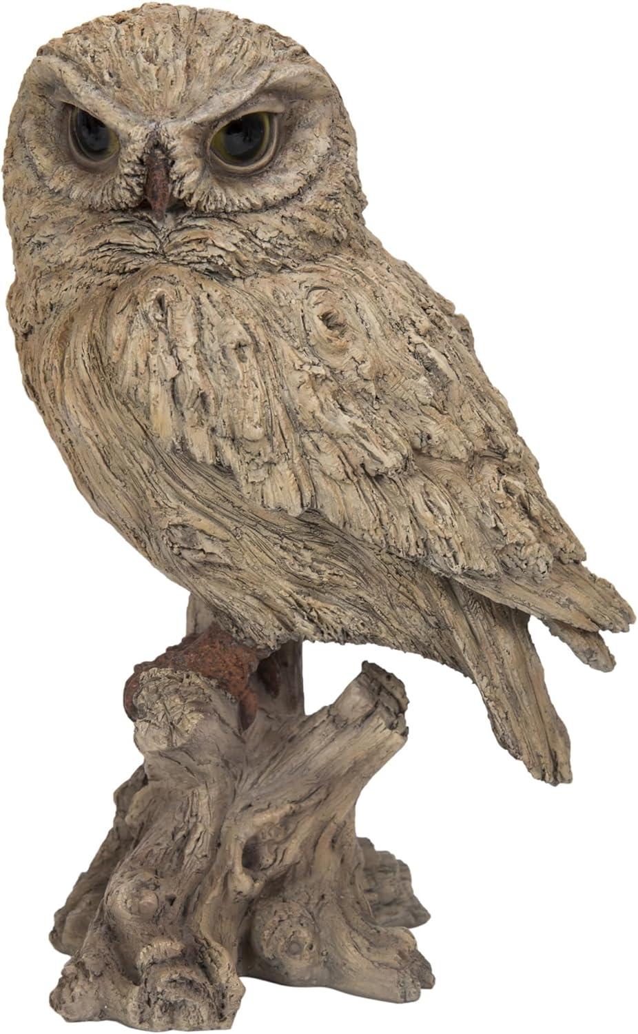 Trumpet Owl -Driftwood Look