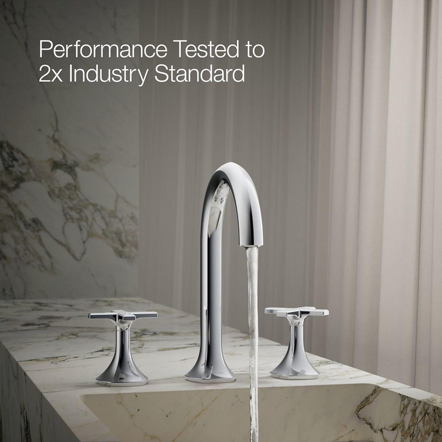 Occasion Cross Bathroom Sink Faucet Handles, 3.12" H x 3" W