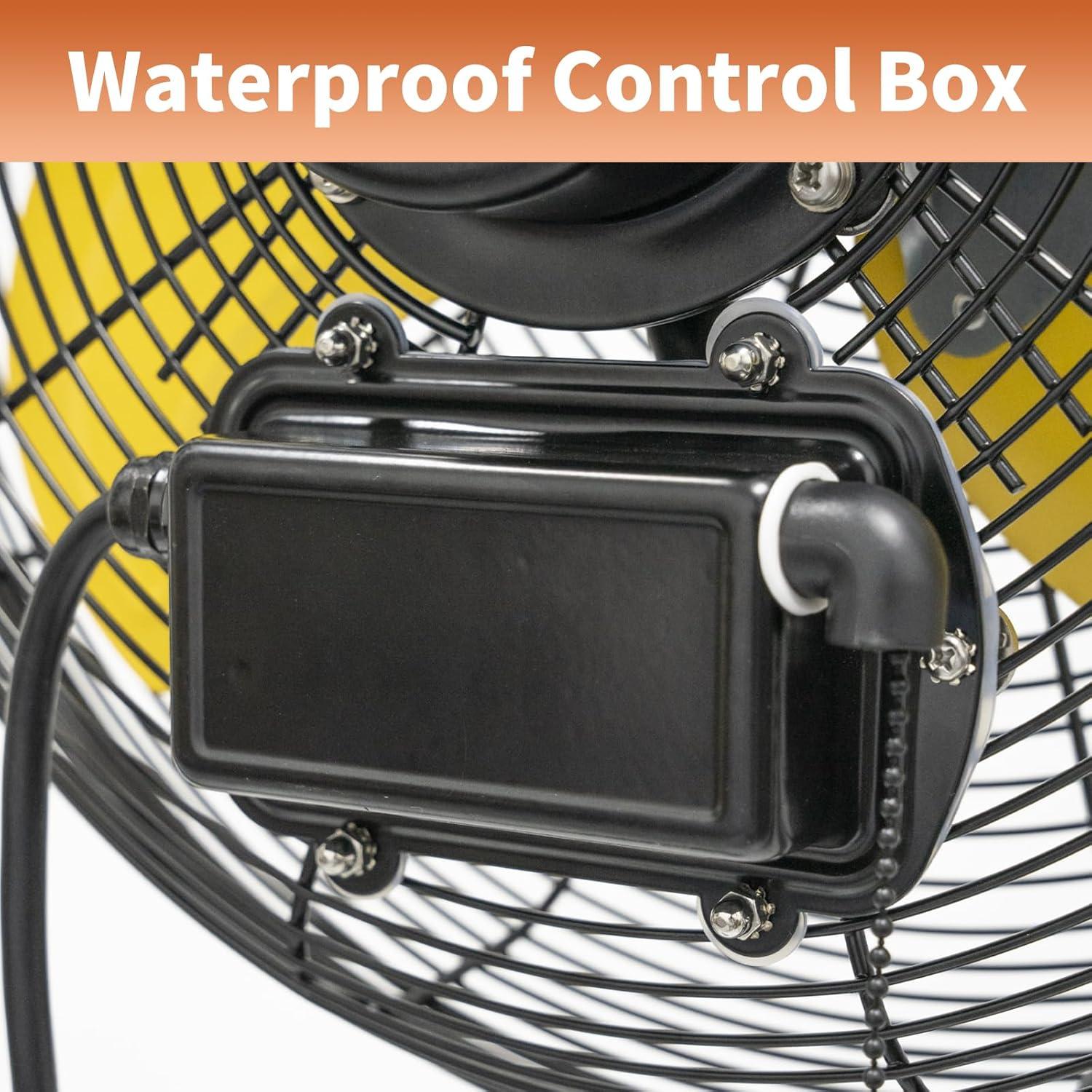 1.78 in. 4-Speeds Personal Fan in White, 10000mAh Portable Neck Fan, Rechargeable, 360° All Around Cooling