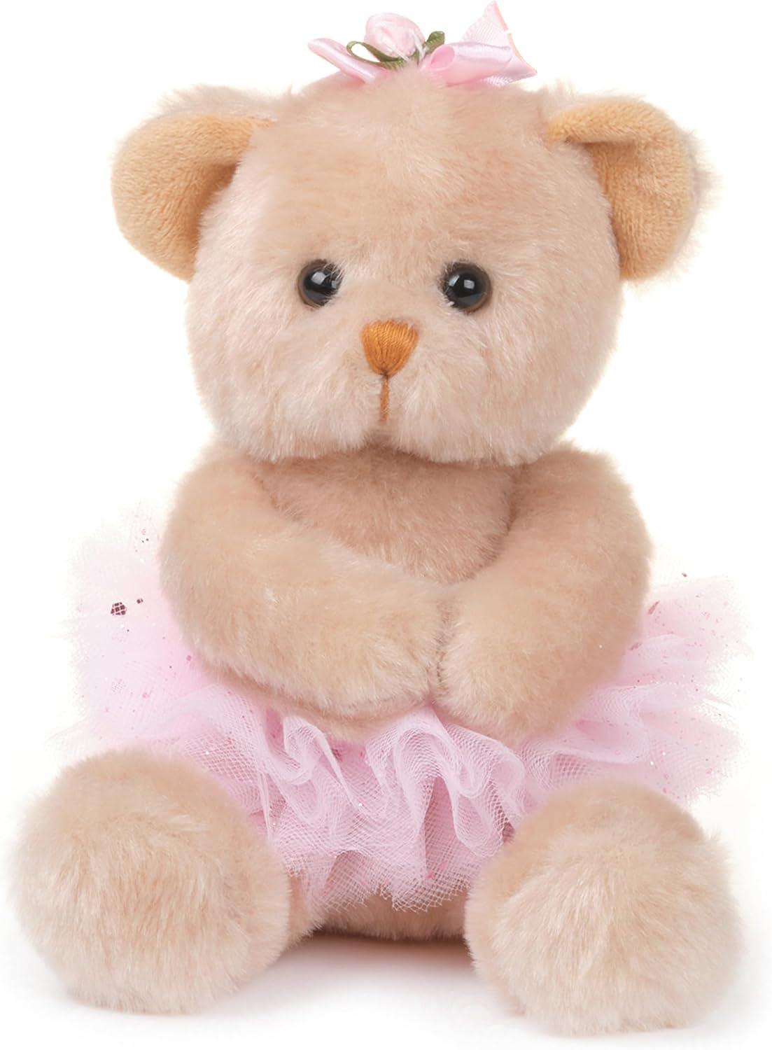 Bearington Bearington Collection Bella Plush Ballerina Teddy Bear Stuffed Animal, 6 Inch