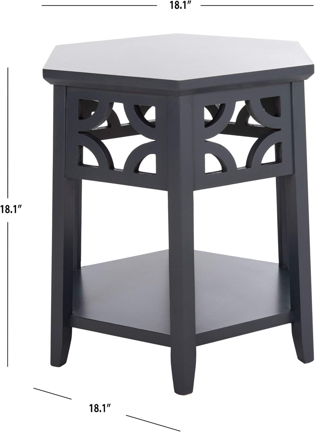 Connor Hexagon End Table  - Safavieh