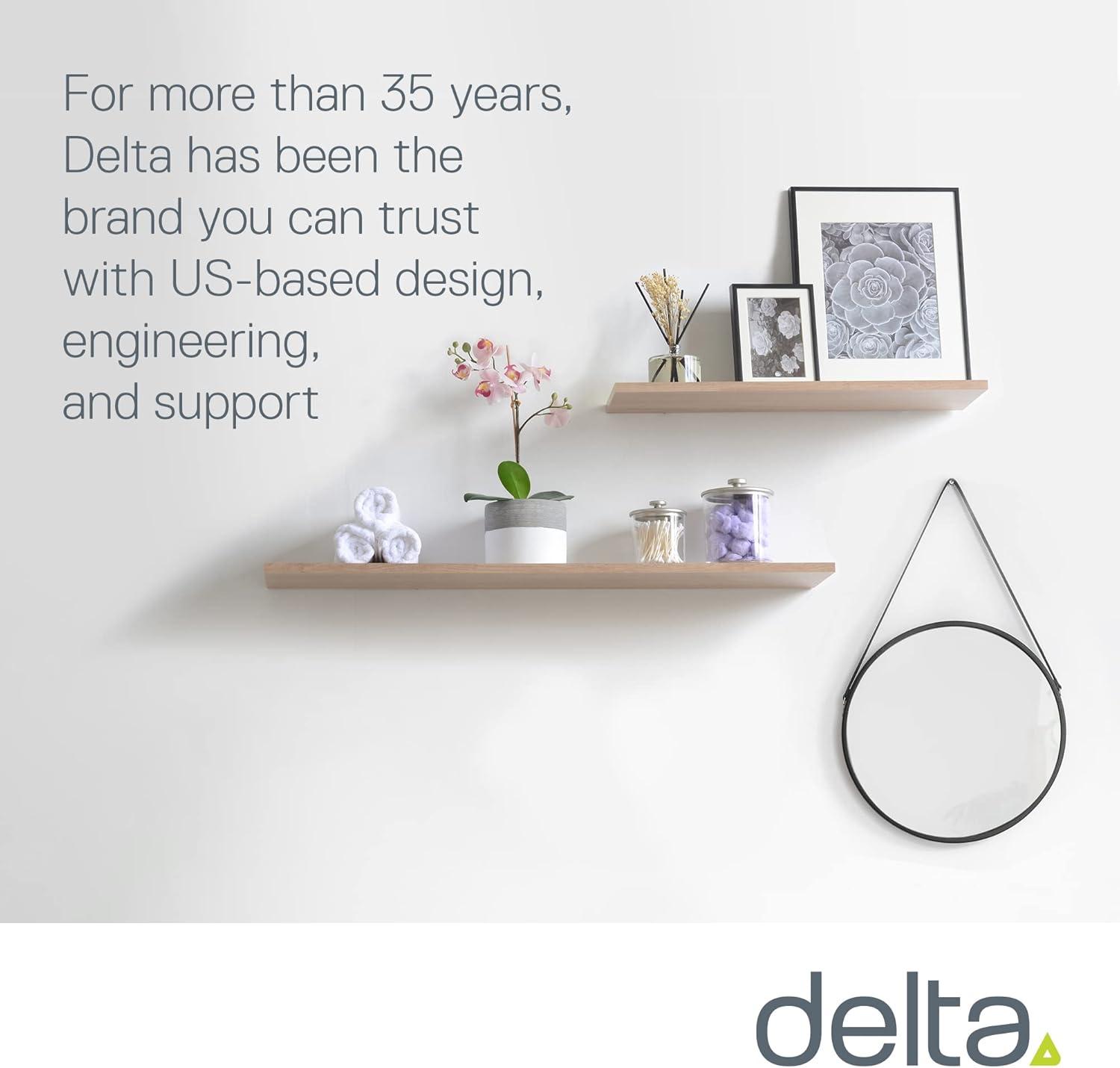 Delta Design 2 Piece Wall Shelf Set (Set of 2)