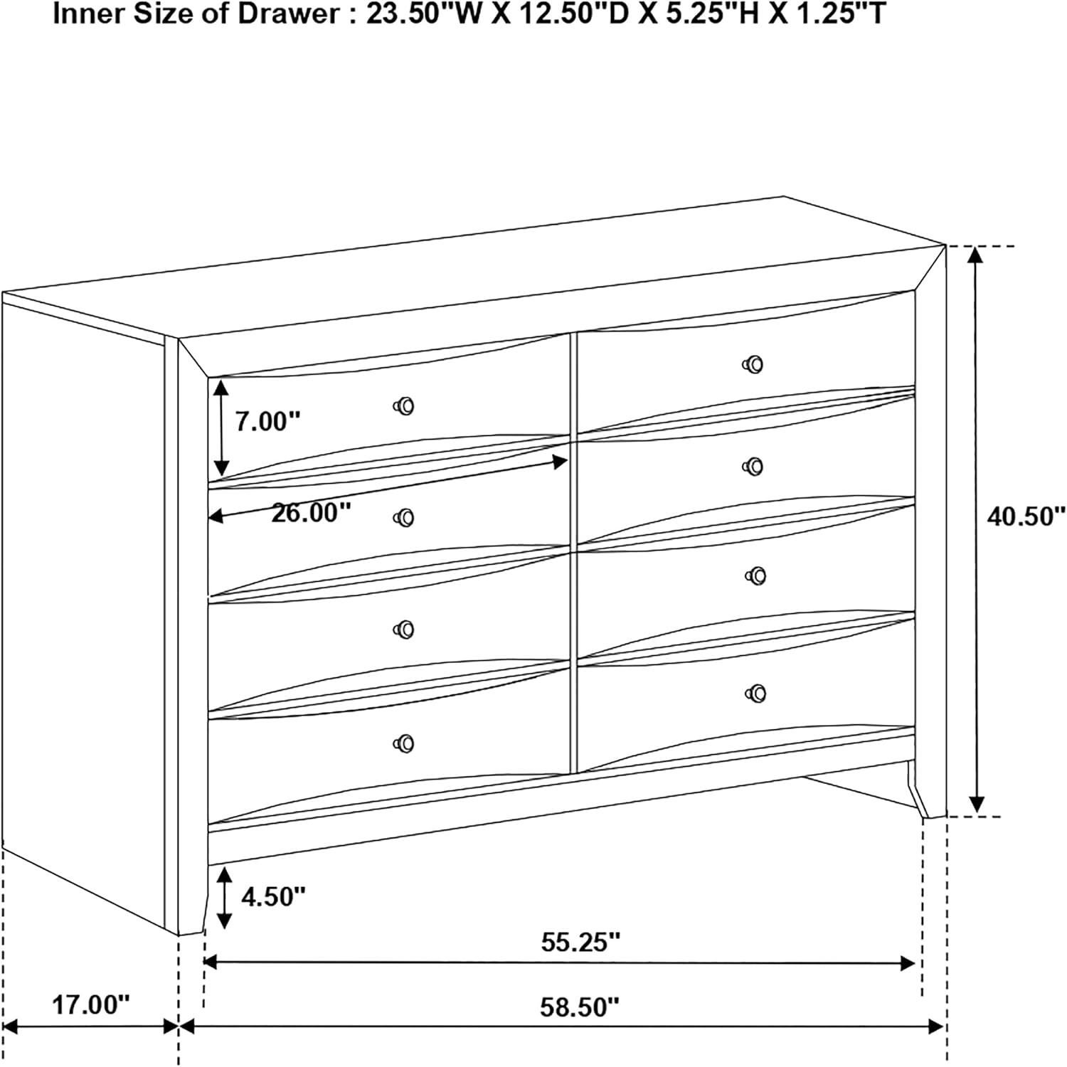 Briana Storage Bedroom Set with Bookcase Headboard Black