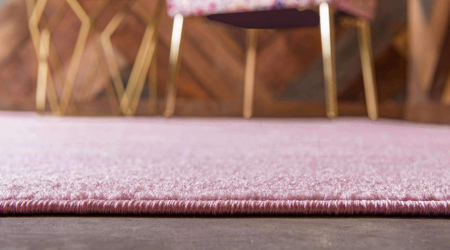 Unique Loom 7' 0 x 10' 0 Trellis Frieze Geometric Light Pink Area Rug