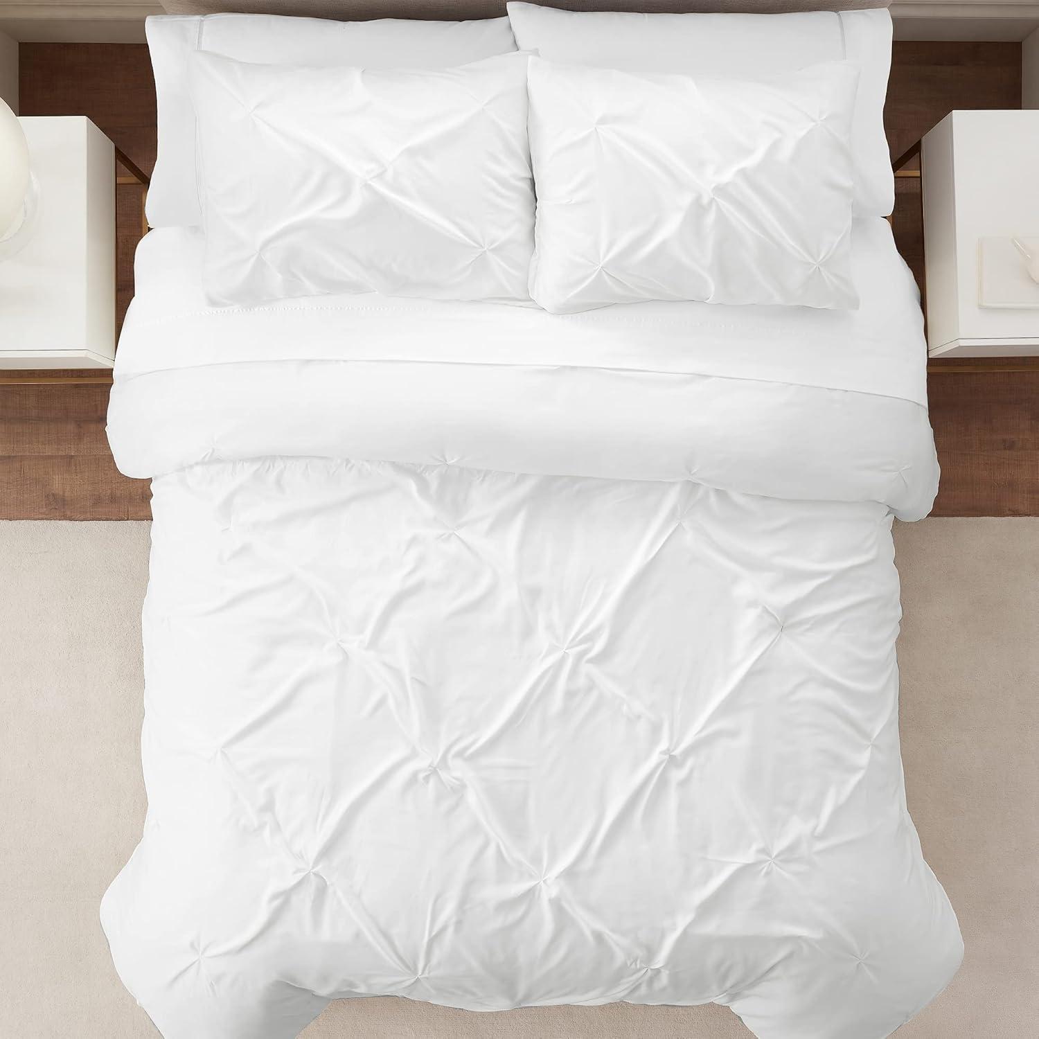 Serta Simply Clean Microfiber 3 Piece Duvet Cover Set