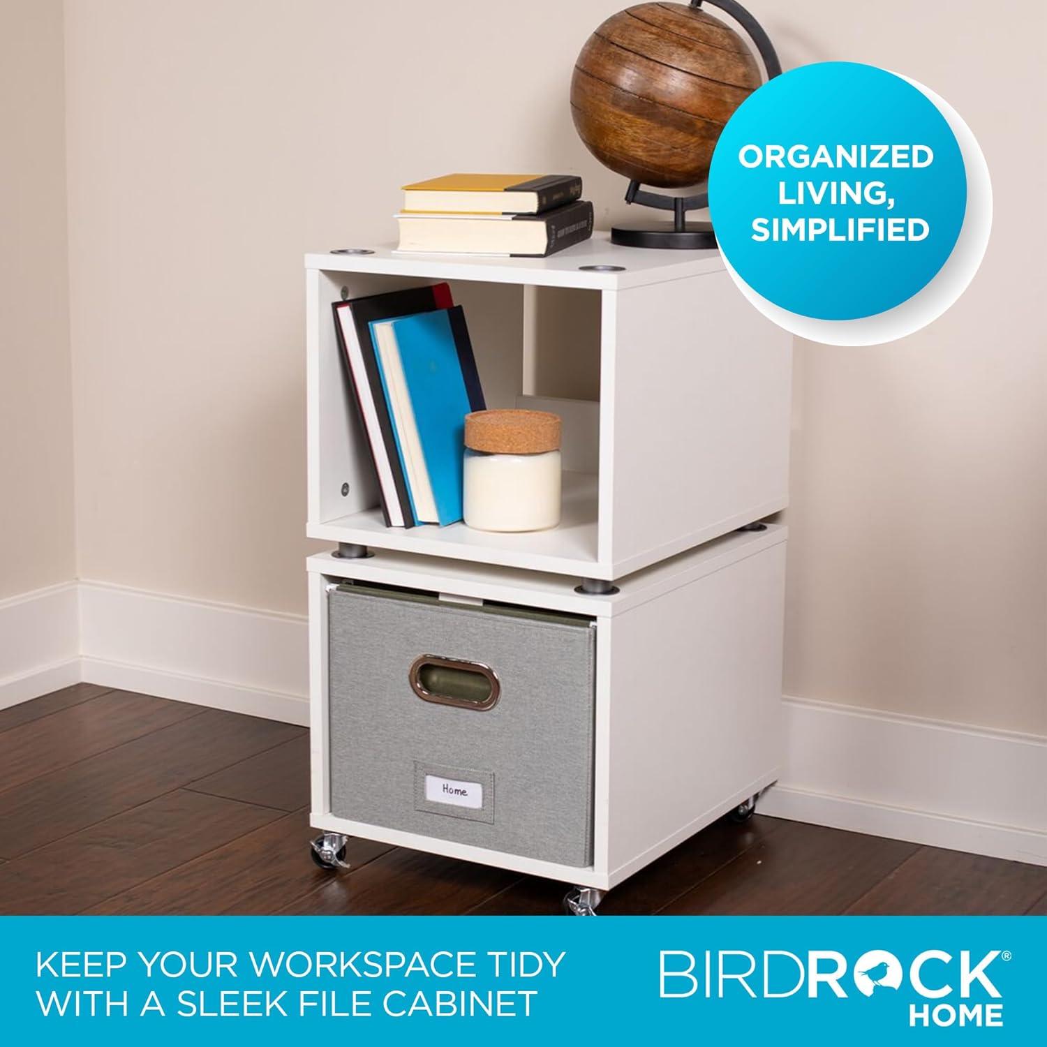BirdRock Home 14.25'' Wide Mobile File Cabinet