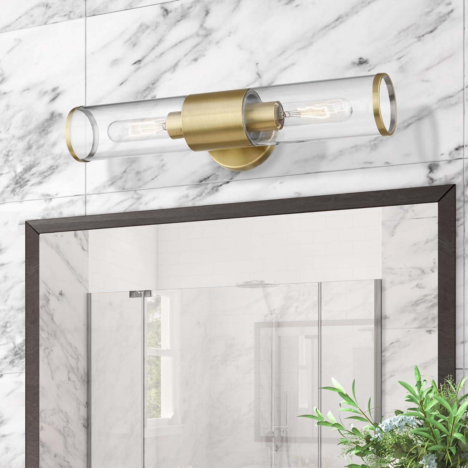 Livex Lighting - Bancroft - 2 Light ADA Bath Vanity In Contemporary Style-18.5