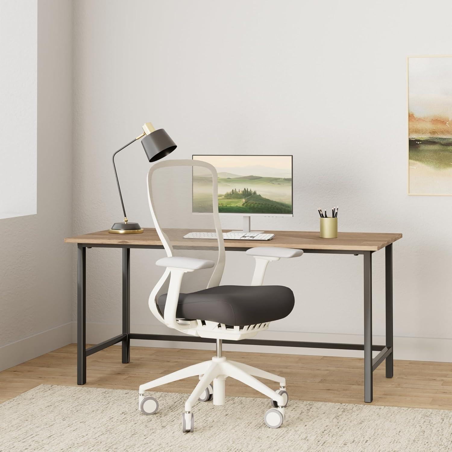 Eurotech Seating Exchange Executive Task Chair, Black/White