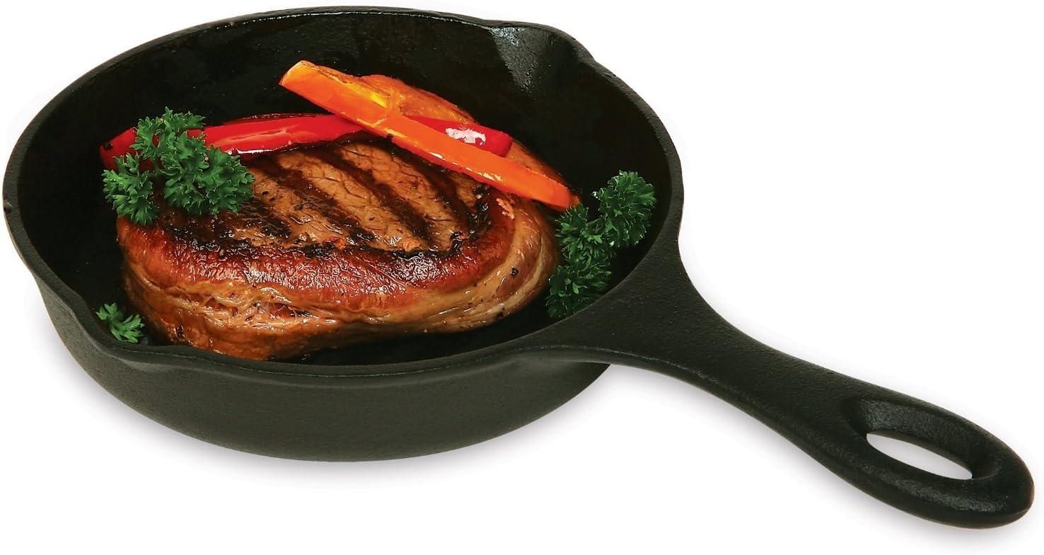 Norpro Pre-Seasoned Cast Iron Mini Grill Pan